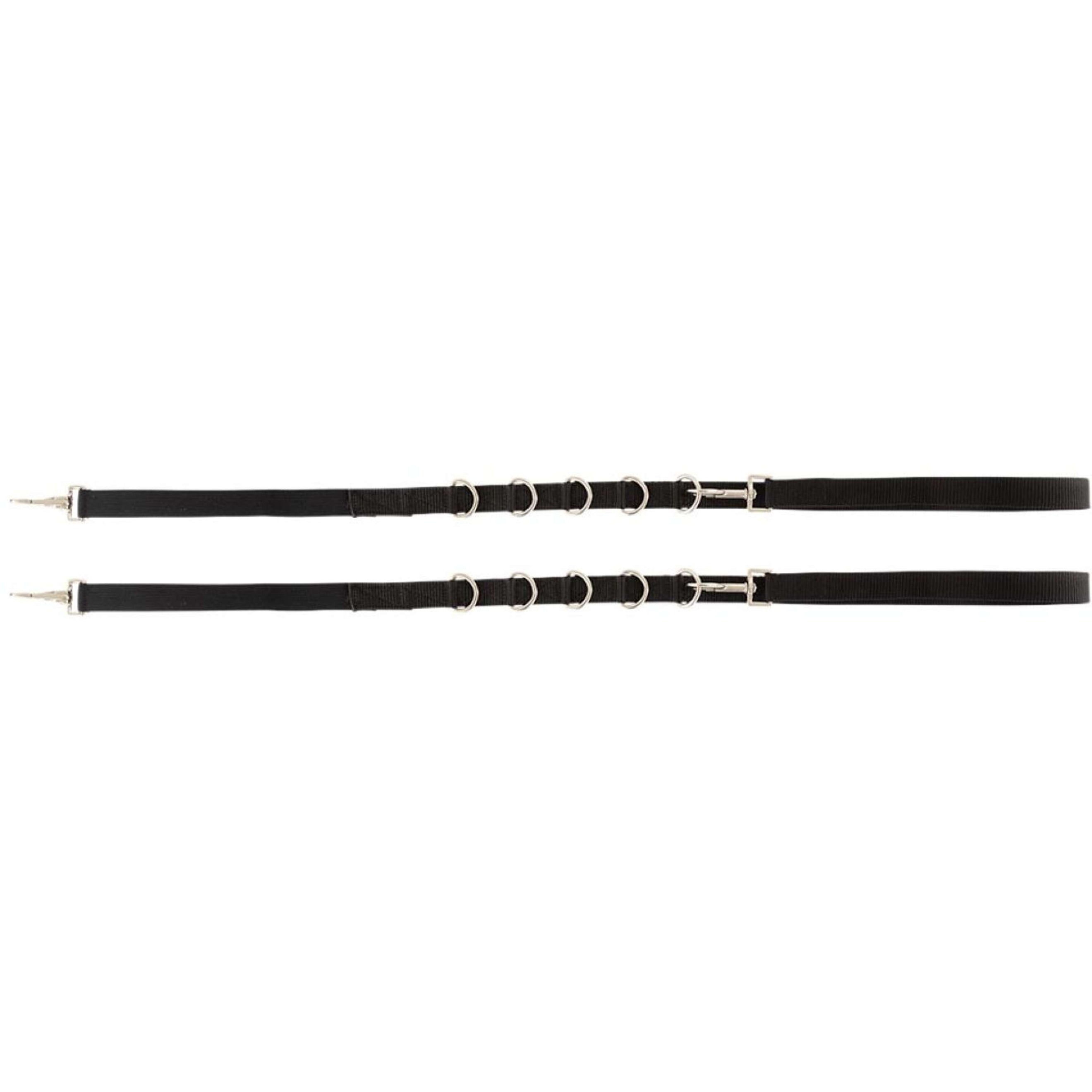 BR Rênes Fixes avec Élastique Noir