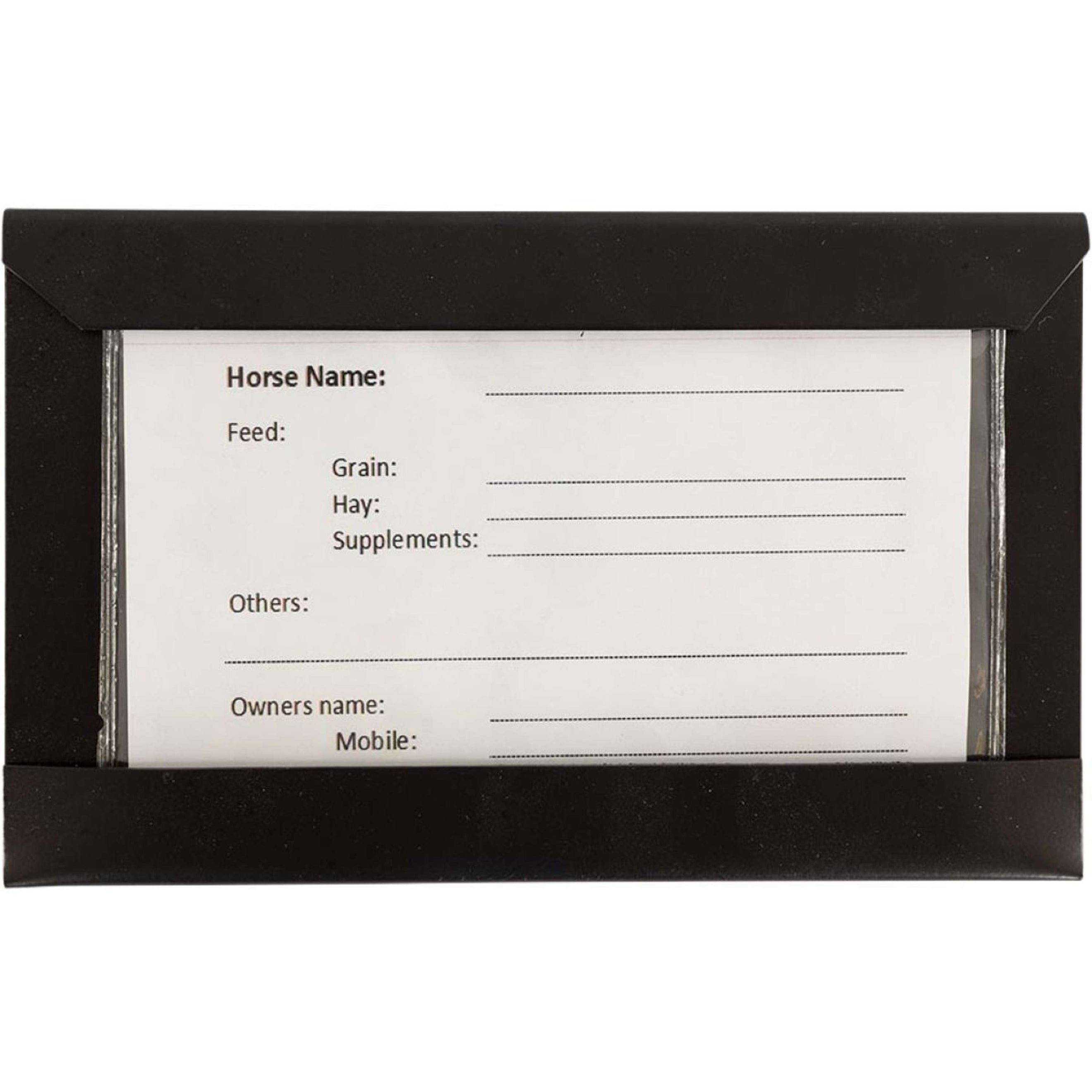 Premiere Plaque de Box Noir