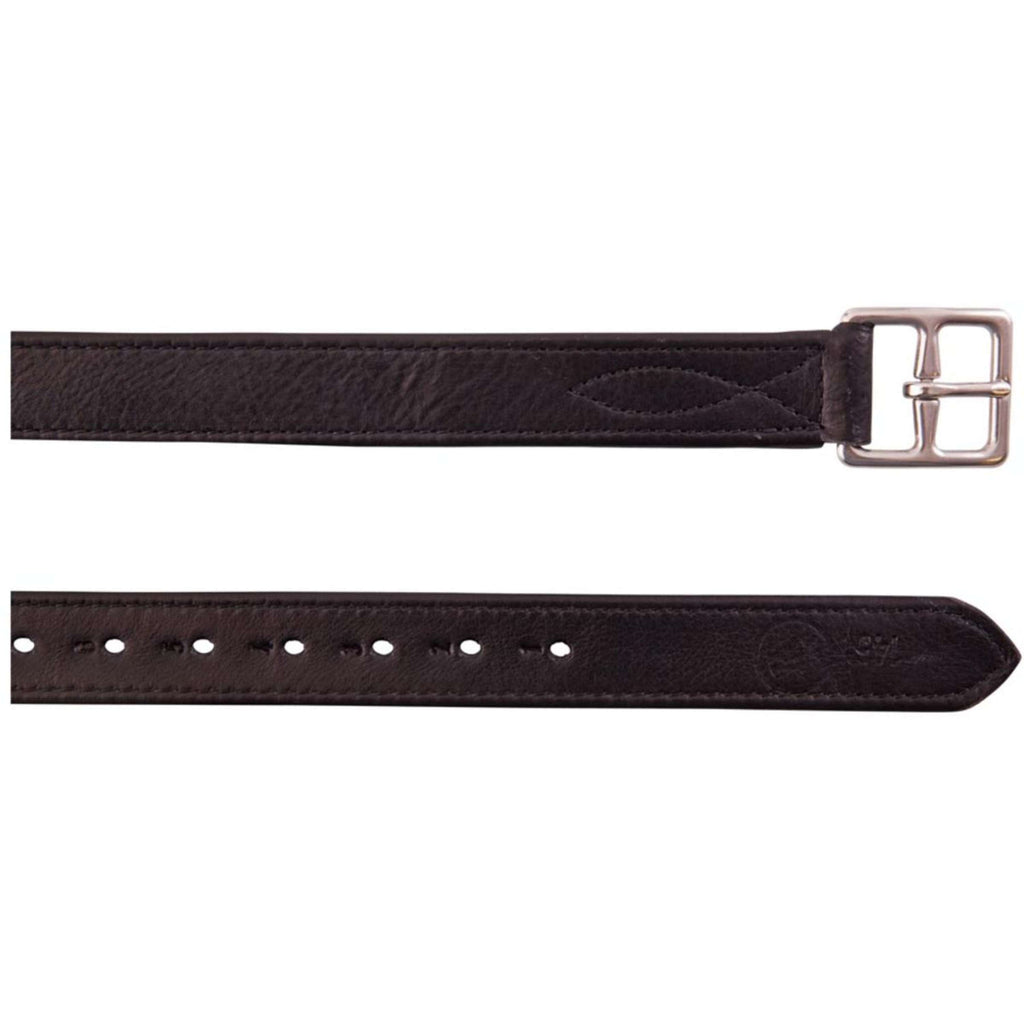 BR Étrivières Nylon et Boucles Acier Inoxydable Soft Noir/Argent