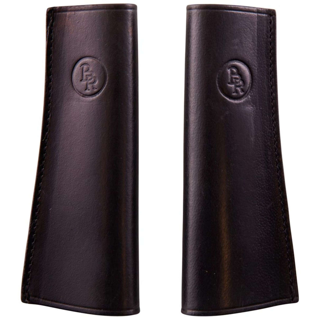 BR Fourreaux de Muserolles Cuir Fermé et Formé par Paire Noir