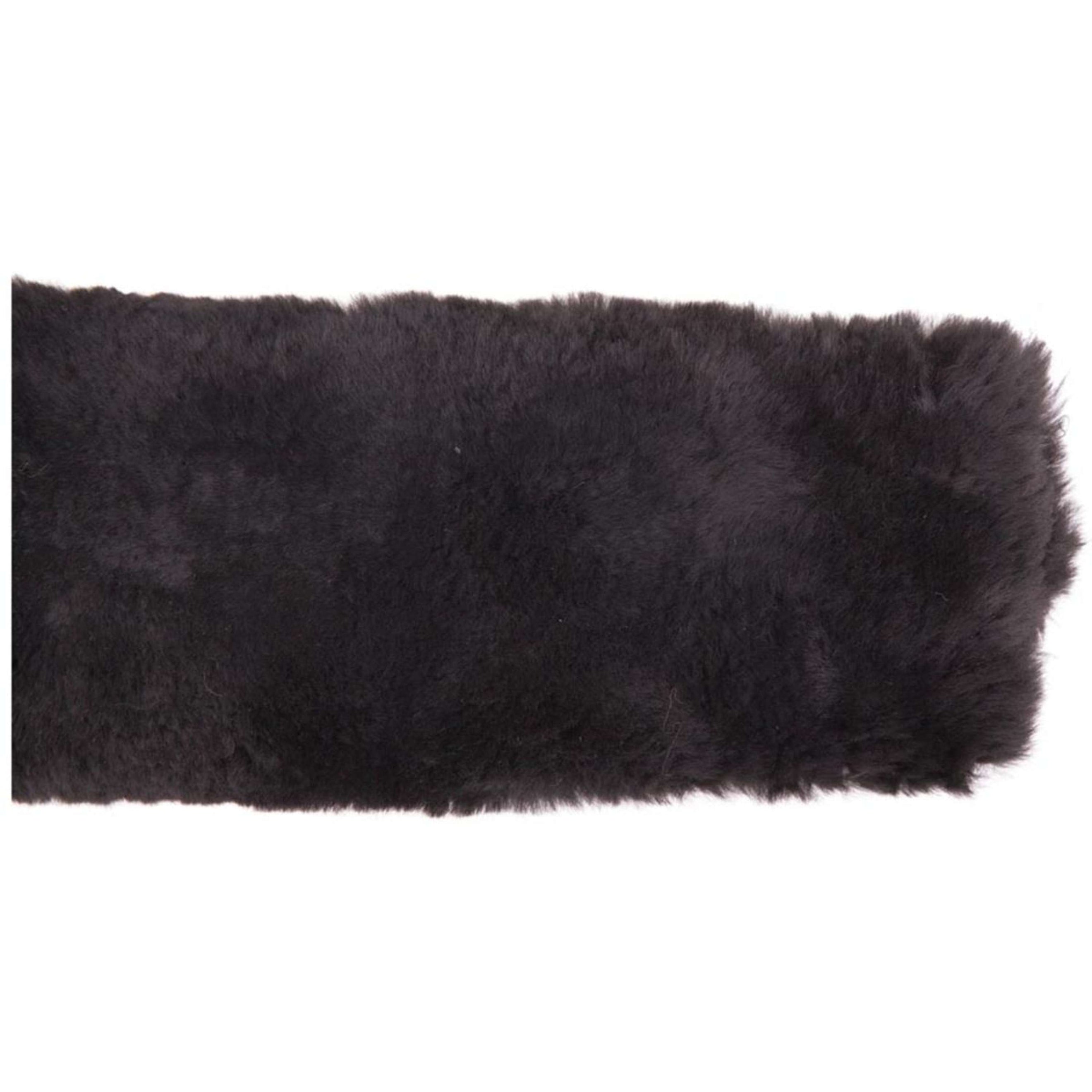 BR Housse de Sangle Dressage Peau de Mouton Noir BR Housse de Sangle Dressage Peau de Mouton Noir