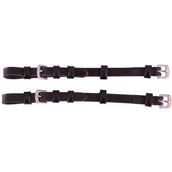 Premiere Montants 13mm Boucle acier inoxydable paire Noir