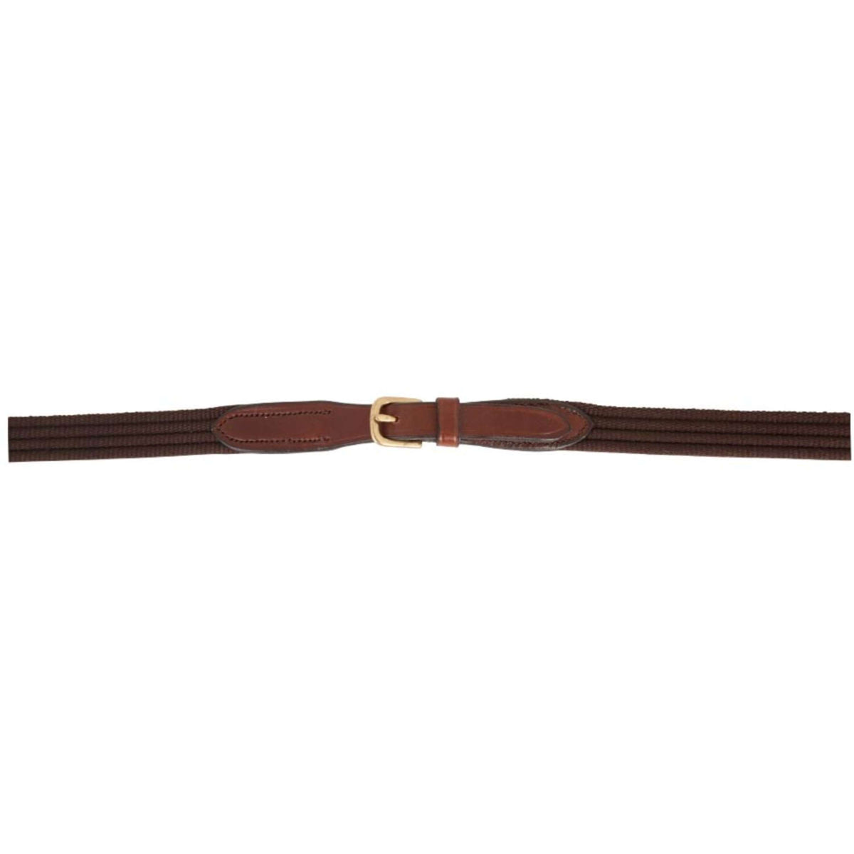 BR Rênes Linge 19mm Boucles Rondes Tabac/cuivre