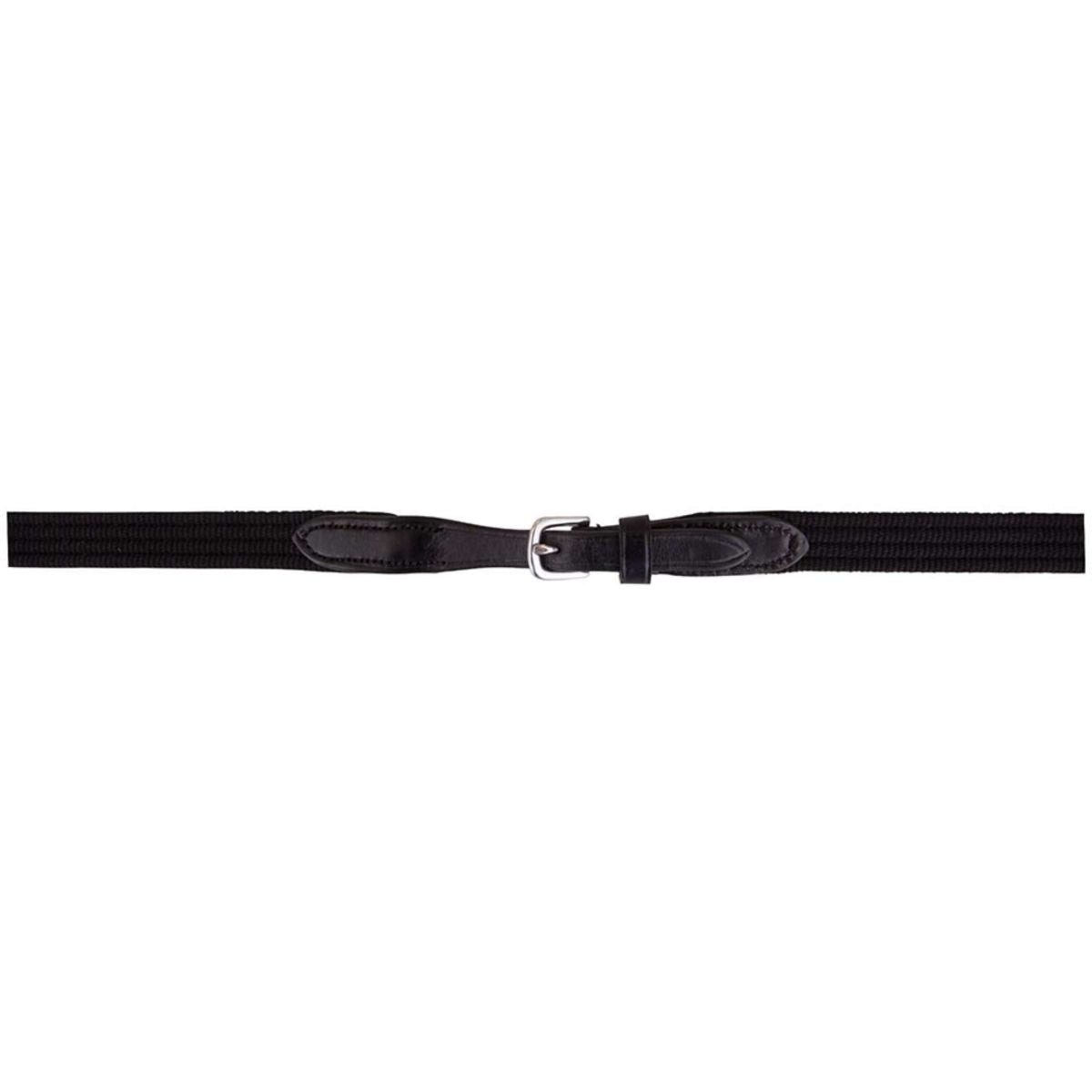 BR Rênes Linge 19mm Blind/Boucle Ronde Noir/Argent