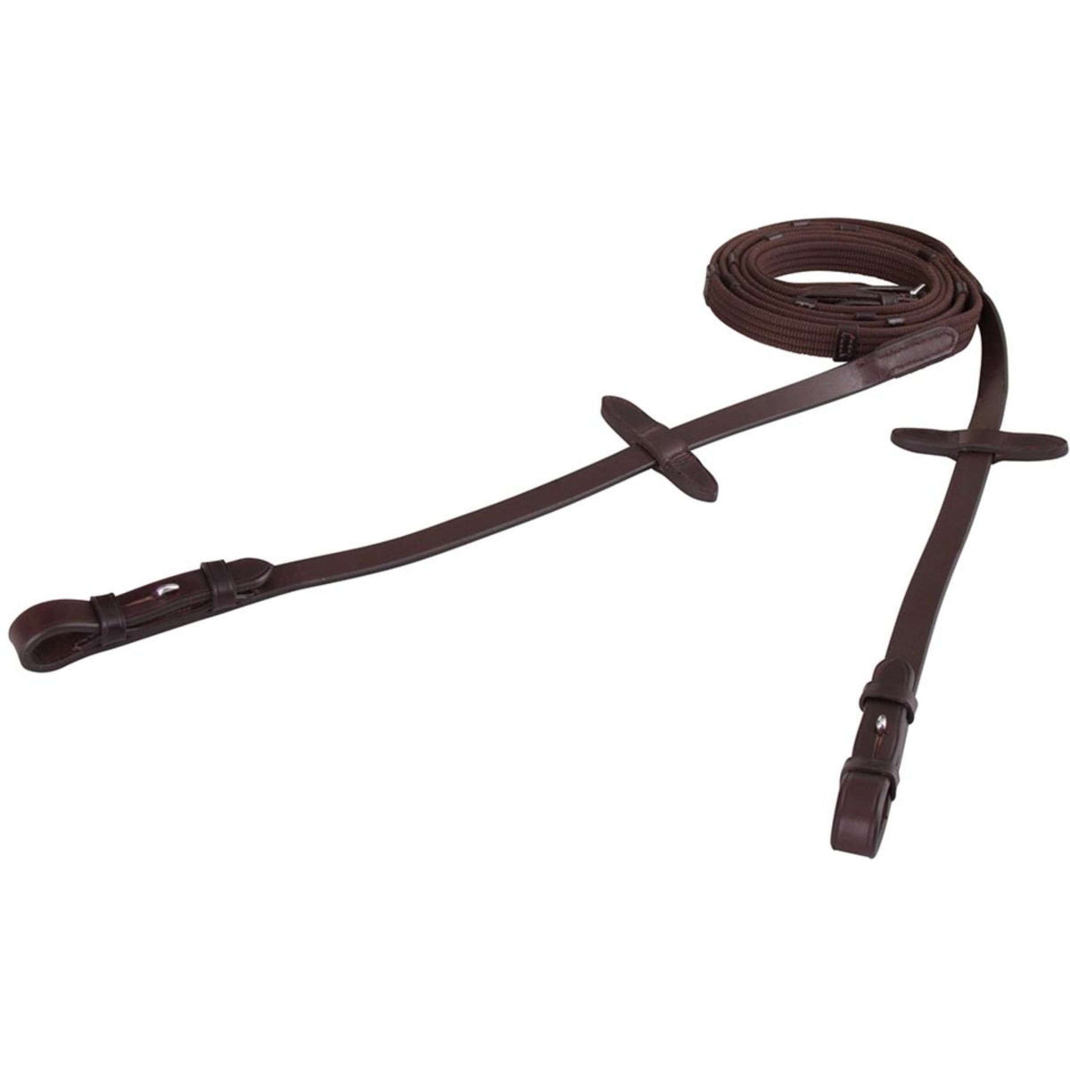 BR Rênes Linge 19mm Blind/Boucle Ronde Marron/Argent