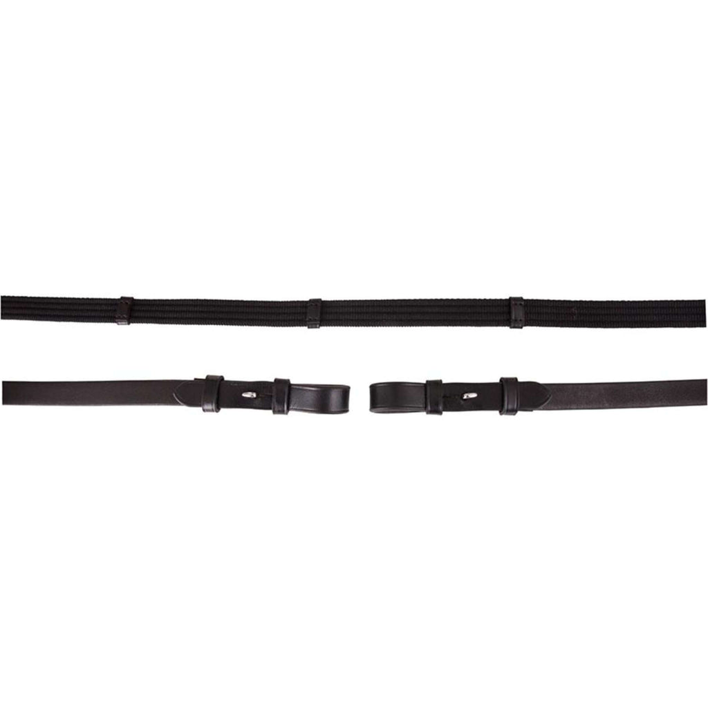 Premiere Rênes Linge 19mm avec Fermeture Boucle Noir