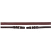 Premiere Rênes Caoutchouc 16mm avec Fermeture Boucle Marron