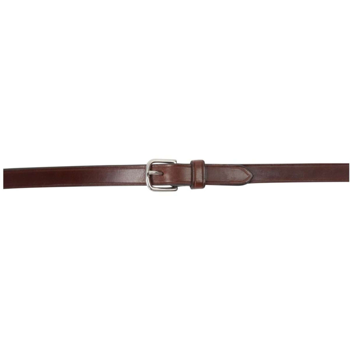 BR Rênes de Dressage Cuir/Caoutchouc Arrêts 16mm Oak/Silver