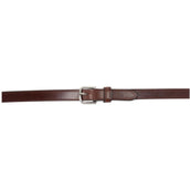 BR Rênes de Dressage Cuir/Caoutchouc Arrêts 16mm Oak/Silver