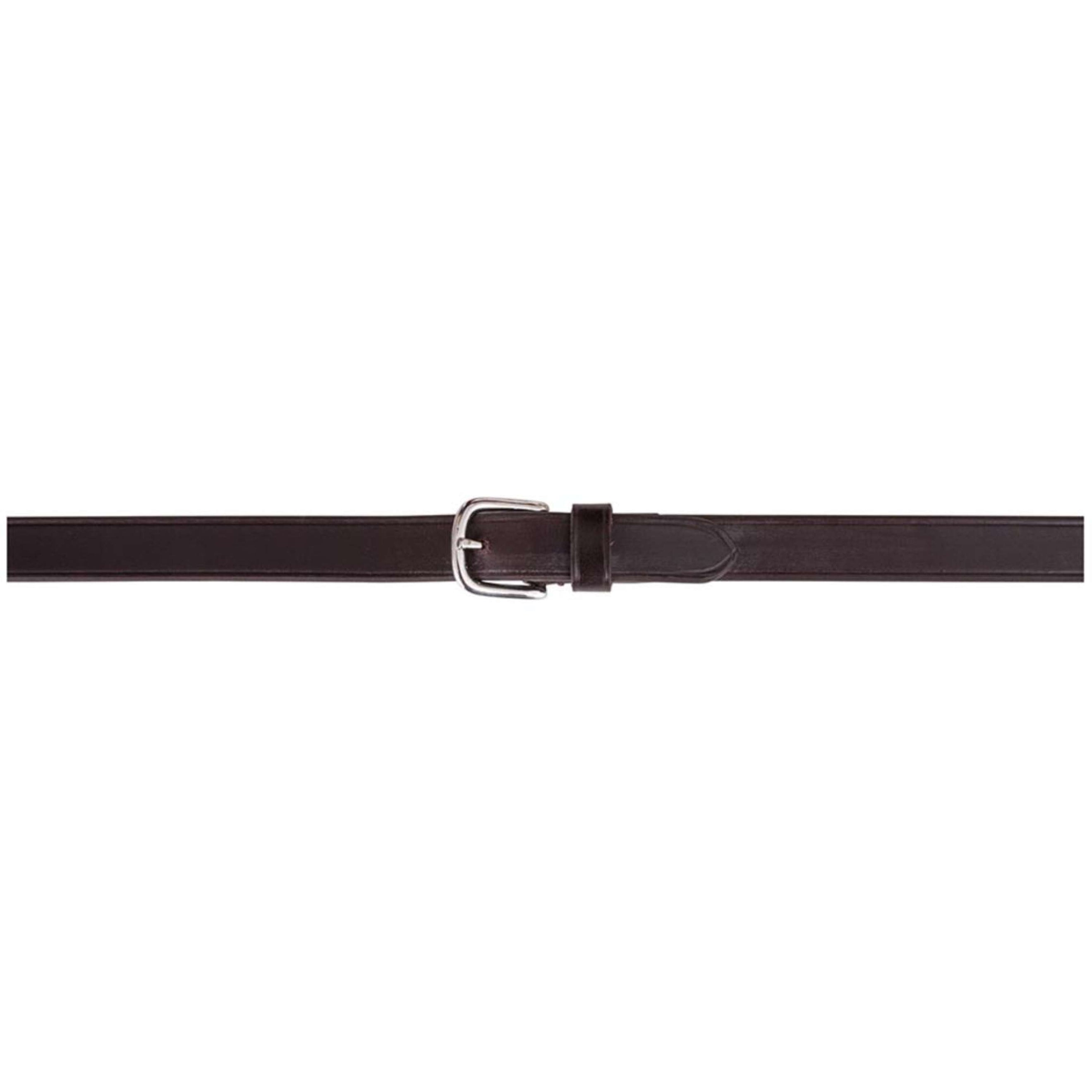 BR Rênes de Dressage Cuir/Caoutchouc Arrêts 16mm Marron BR Rênes de Dressage Cuir/Caoutchouc Arrêts 16mm Marron