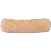 BR Fourreau Muserolle Peau de mouton avec Velcro Nature