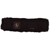 BR Fourreau Muserolle Peau de mouton 28cm Noir/Noir