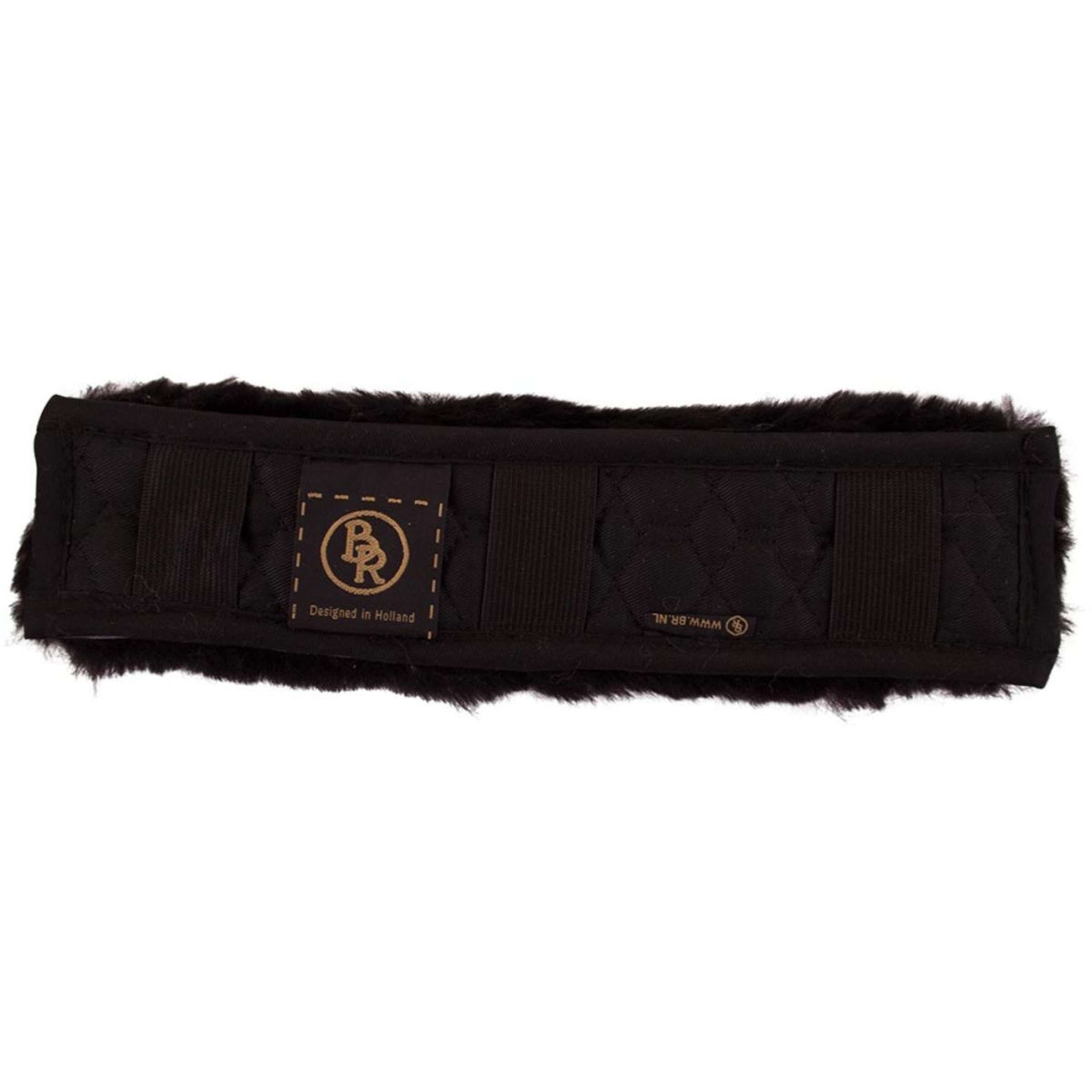 BR Fourreau Muserolle Peau de mouton 28cm Noir/Noir BR Fourreau Muserolle Peau de mouton 28cm Noir/Noir