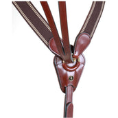 BR Collier de Chasse Taunton Élastique avec Martingale Tabac