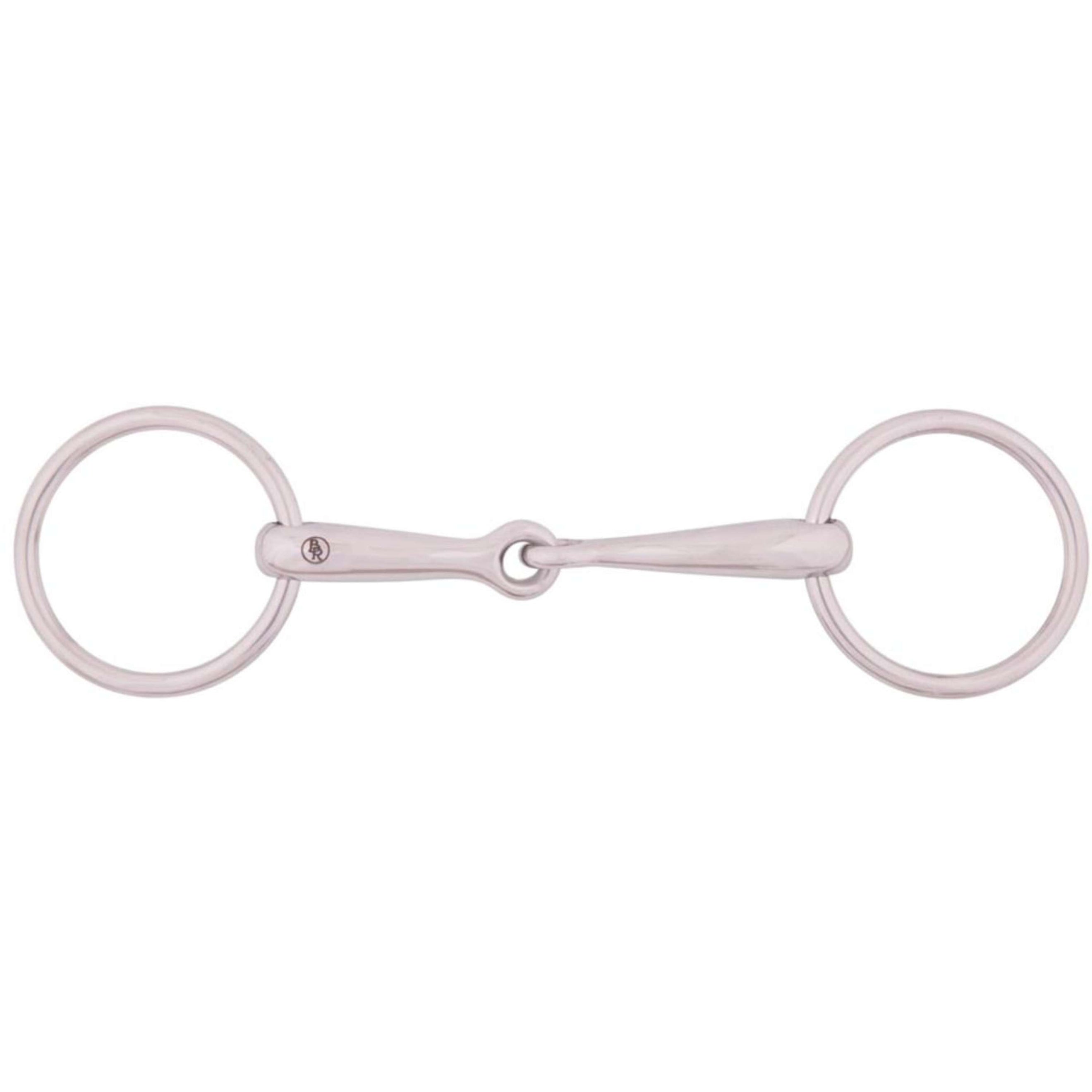 BR Mors de Filet Poney Massif 14mm RVS
