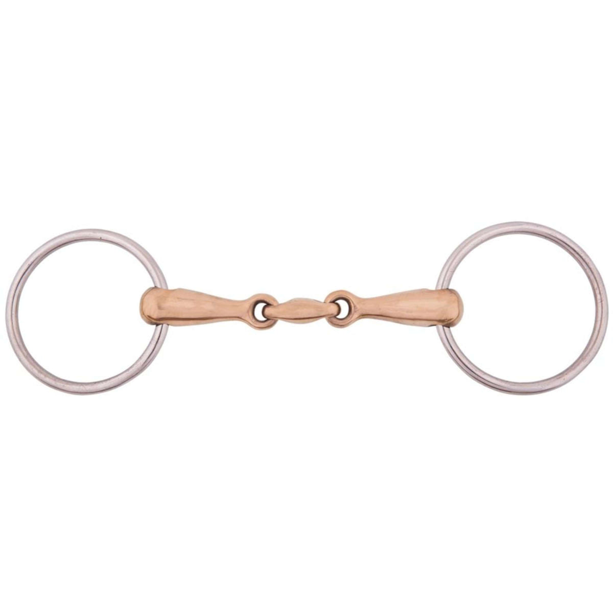 BR Mors de Filet Massif Cuprion 18mm Double RVS