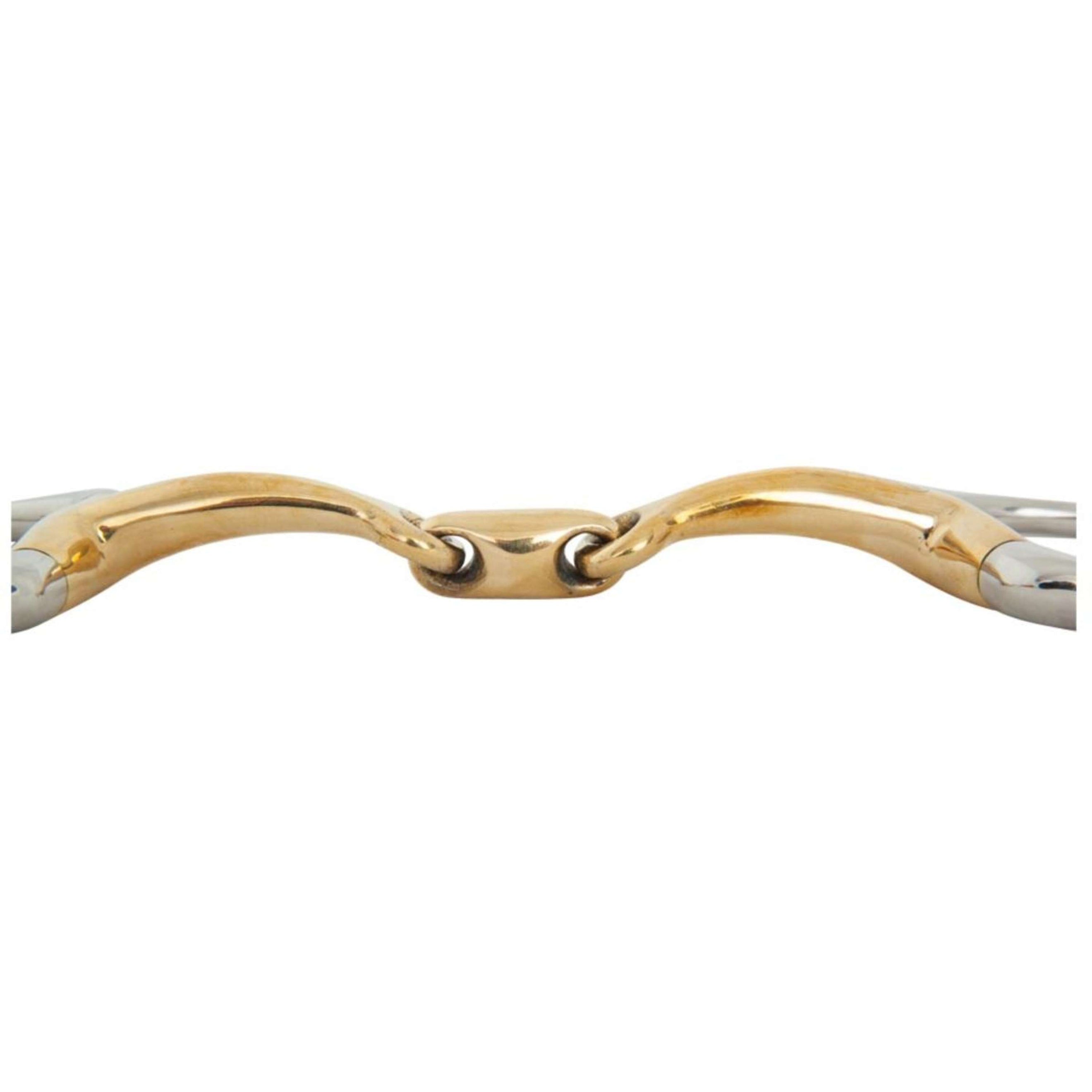 BR Mors à Olive Soft Contact Courbé Double Brisure 12mm Anneau 55mm BR Mors à Olive Soft Contact Courbé Double Brisure 12mm Anneau 55mm
