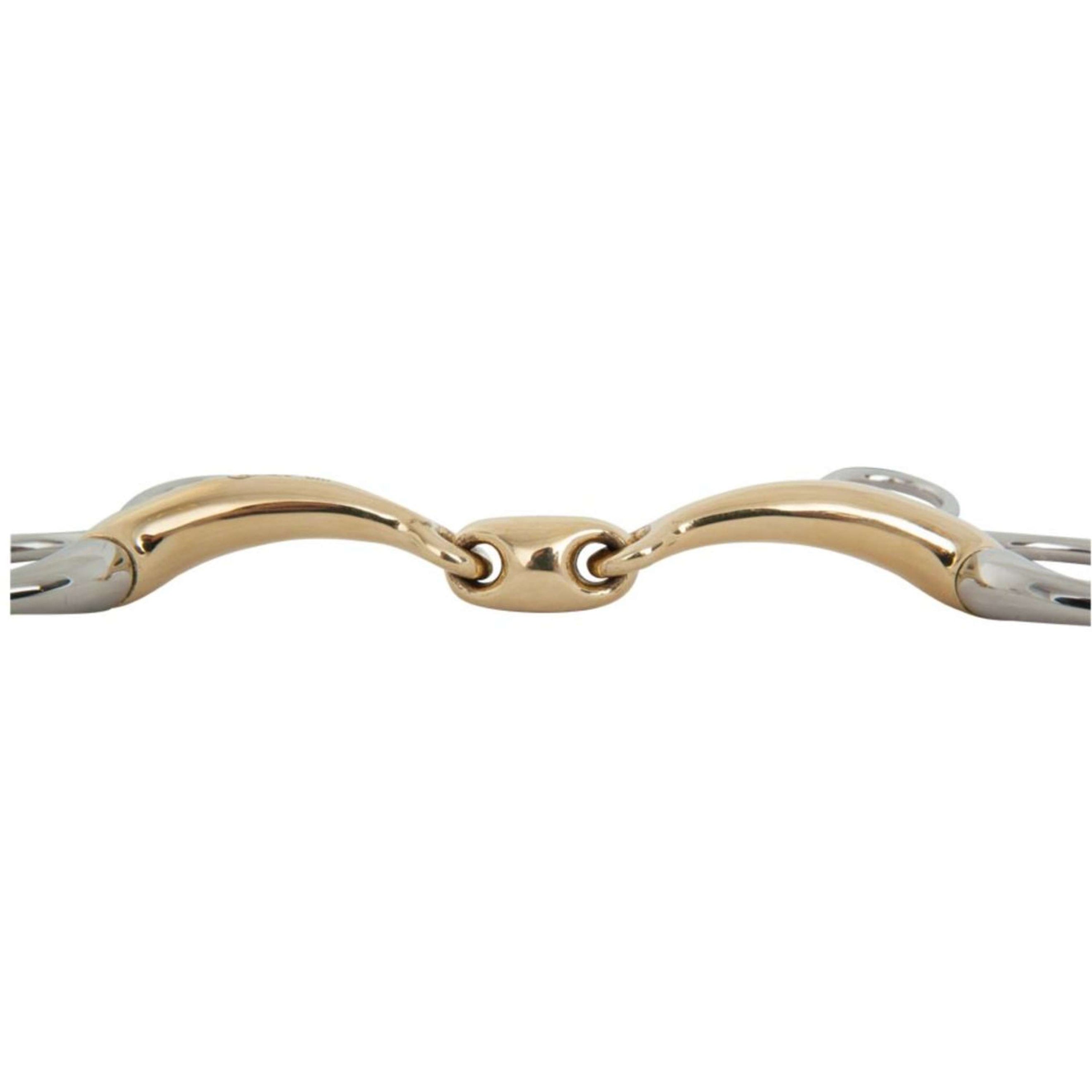 BR Mors Baucher Soft Contact Courbé Double Brisure Branches Courtes 14mm BR Mors Baucher Soft Contact Courbé Double Brisure Branches Courtes 14mm