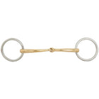 BR Mors de Filet Soft Contact Mors à Anneaux Courbé 12mm