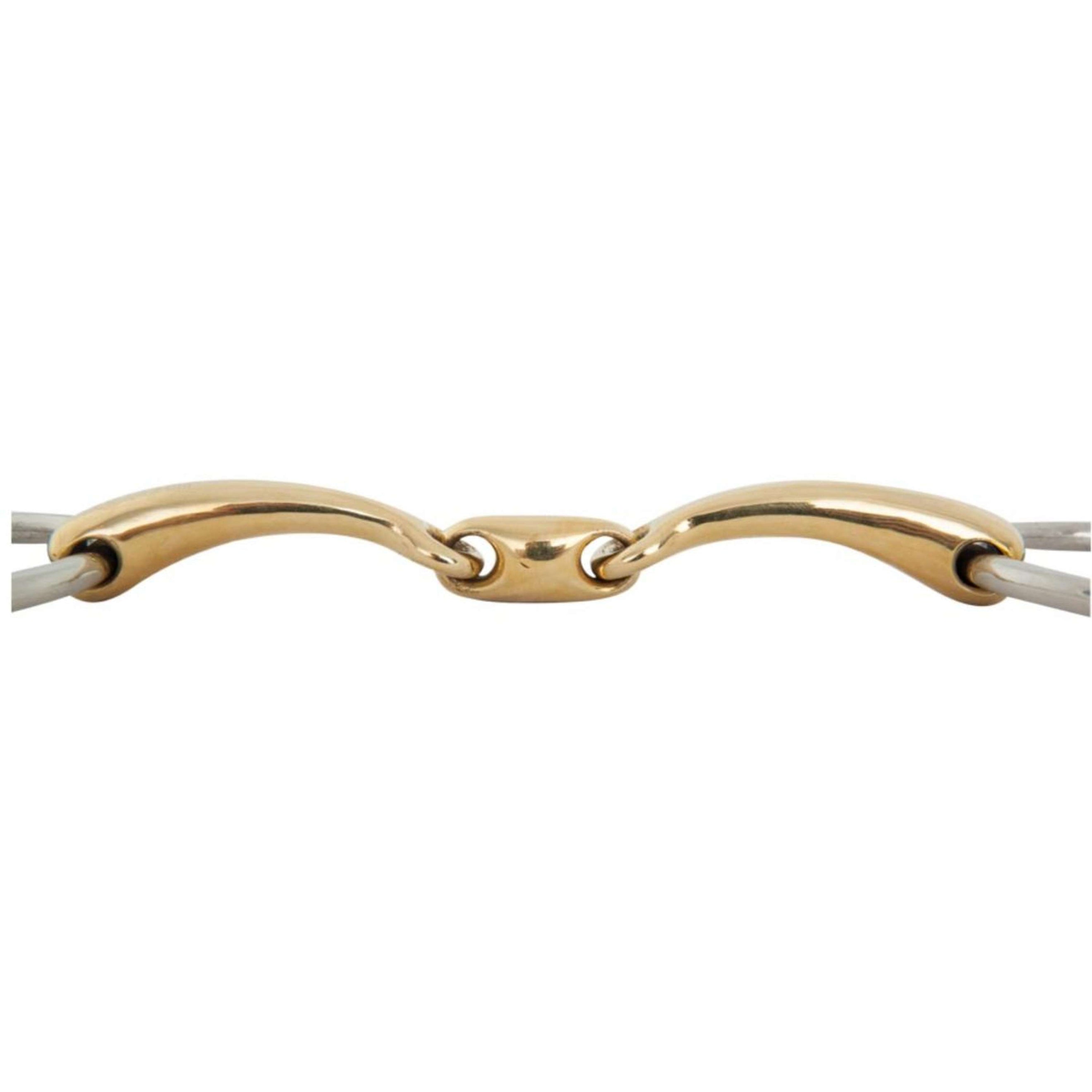 BR Mors de Filet Soft Contact Double Brisure 12mm BR Mors de Filet Soft Contact Double Brisure 12mm