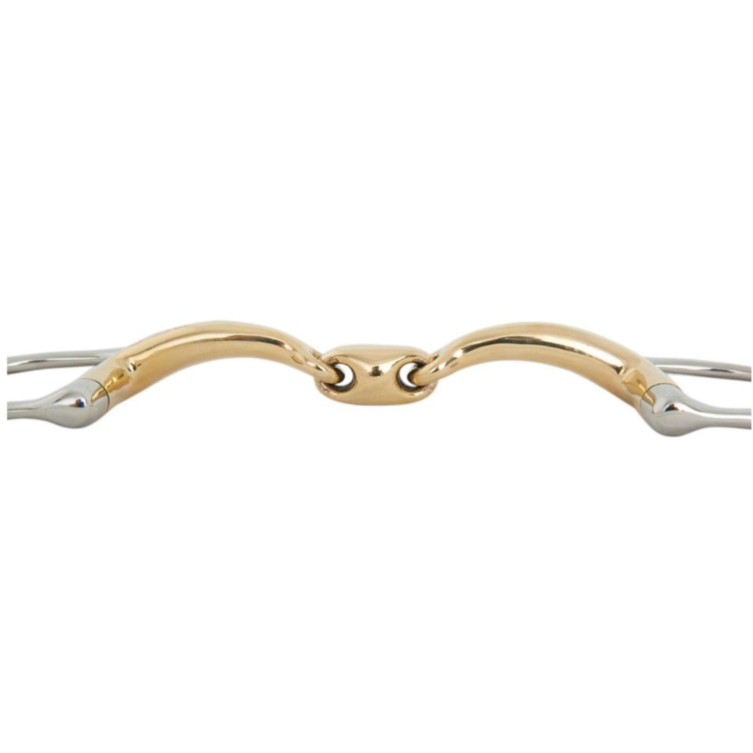 BR Mors en D Soft Contact Courbé Double Brisure 14mm BR Mors en D Soft Contact Courbé Double Brisure 14mm