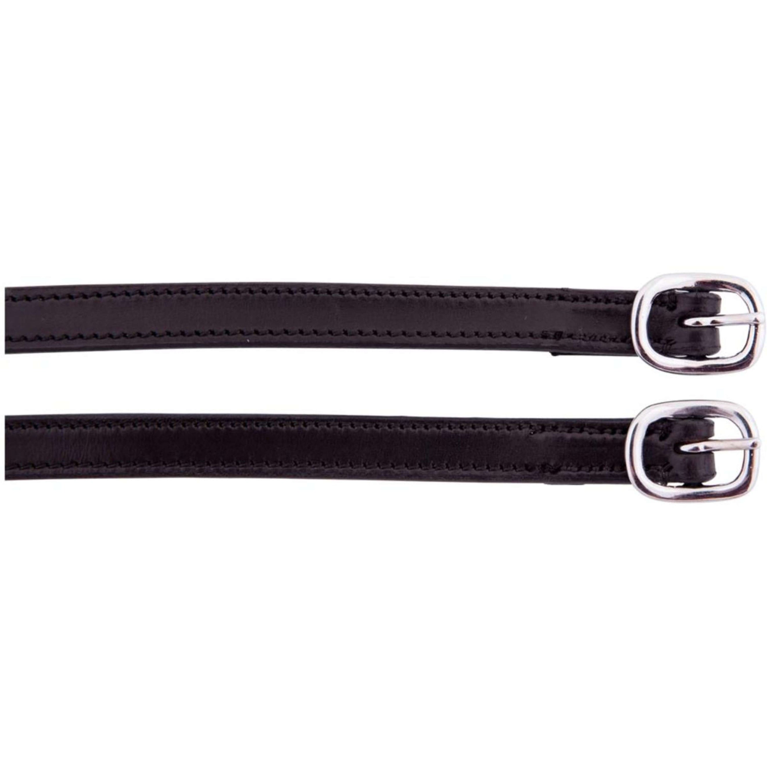 BR Lanières pour Éperons Cuir Boucle Acier Inoxydable Noir BR Lanières pour Éperons Cuir Boucle Acier Inoxydable Noir