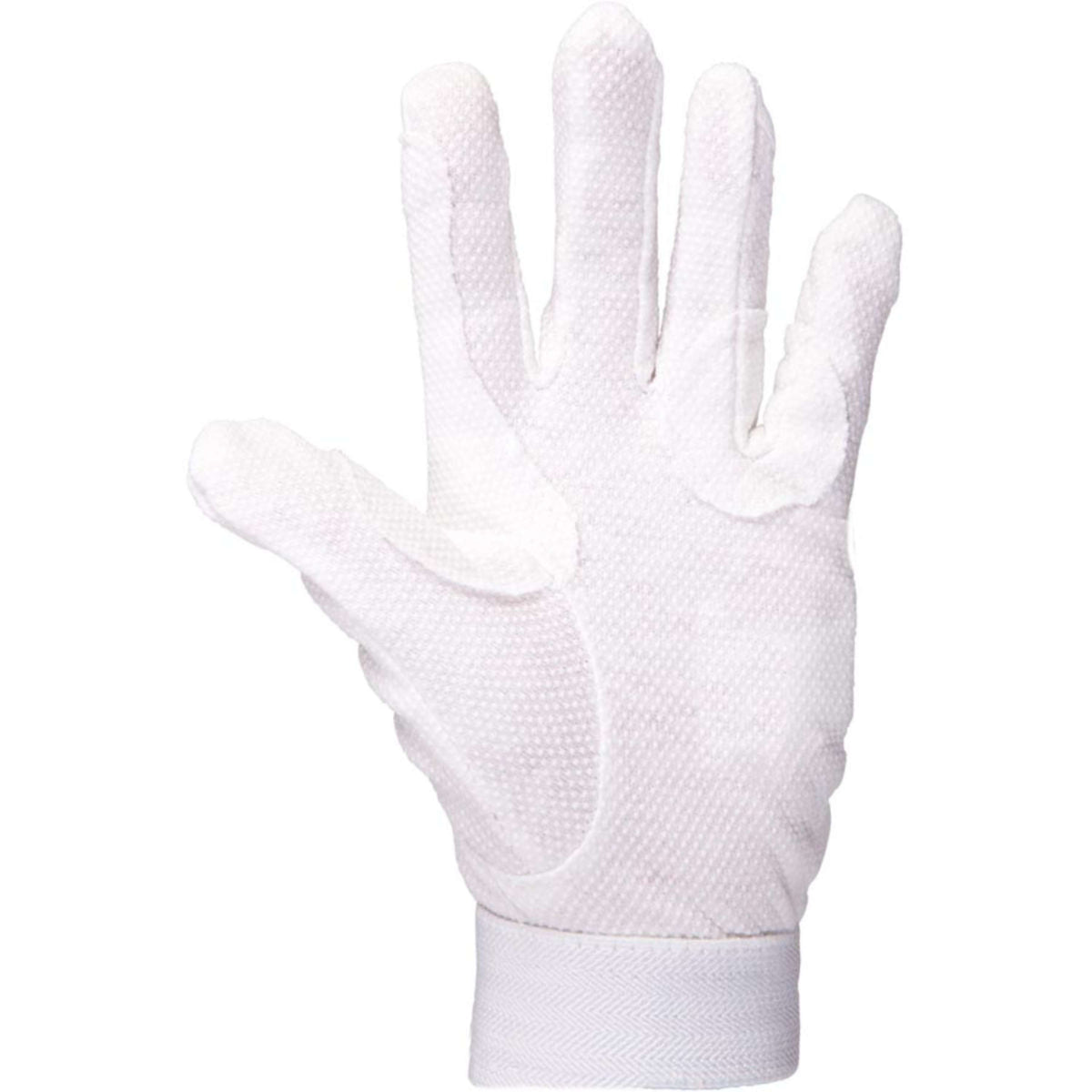 Premiere Gants d'Équitation Coton Blanc