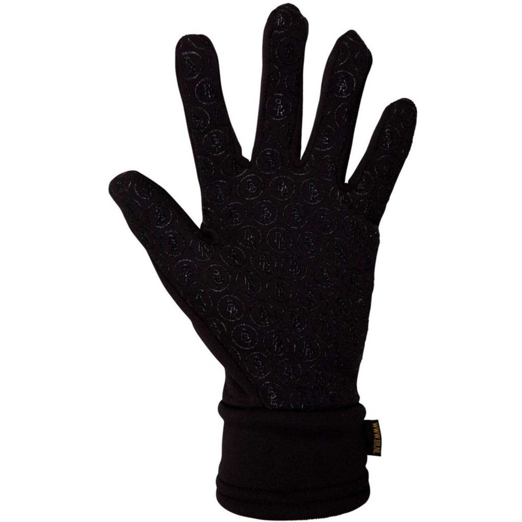 BR Gants d'Équitation d'Hiver Multiflex avec Silicone Antidérapant Noir