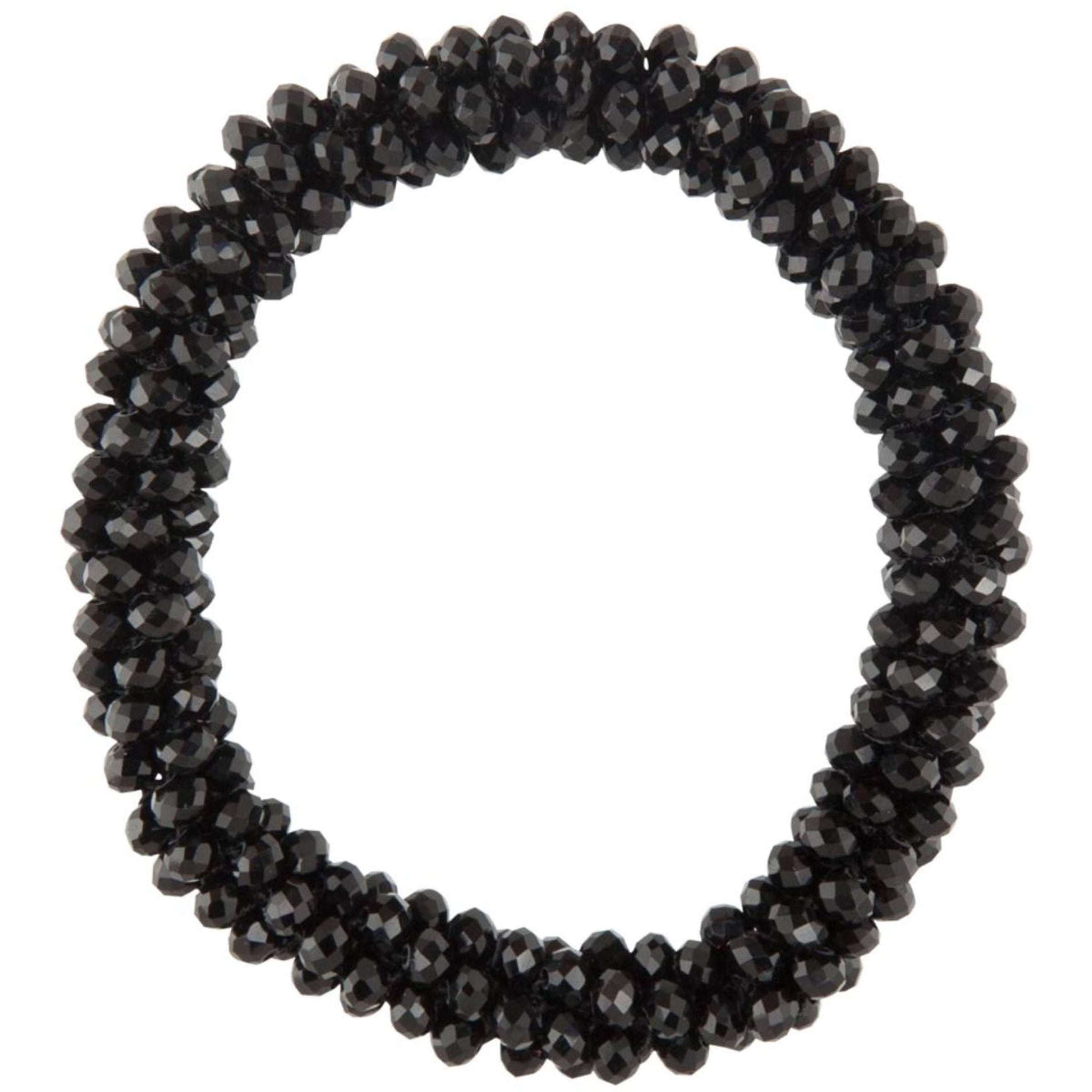 BR Elastique à Cheveux Kiki Crystal Noir
