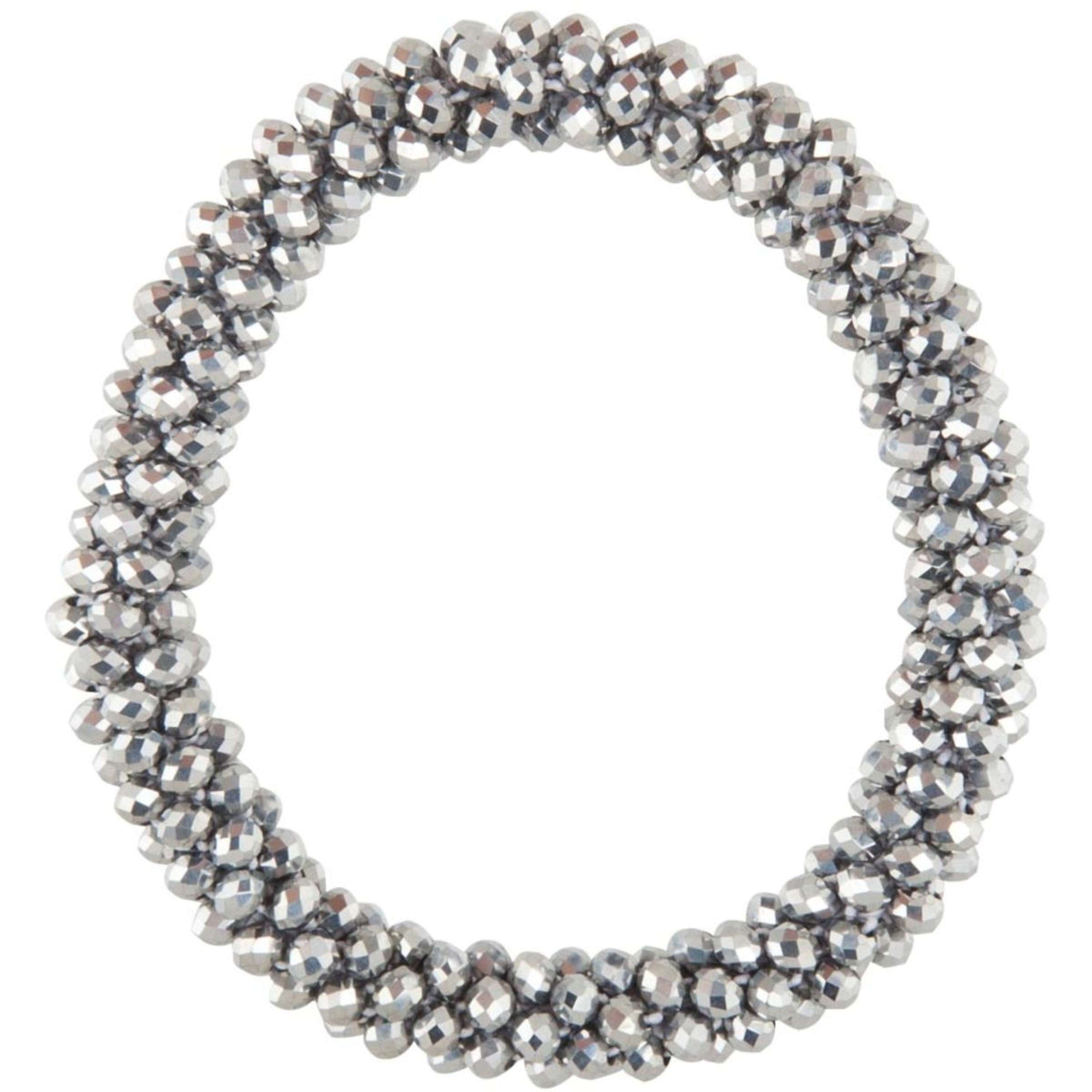 BR Elastique à Cheveux Kiki Crystal Argent BR Elastique à Cheveux Kiki Crystal Argent