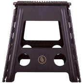 BR Tabouret/Marche-Pied Plastique Dépliable Noir