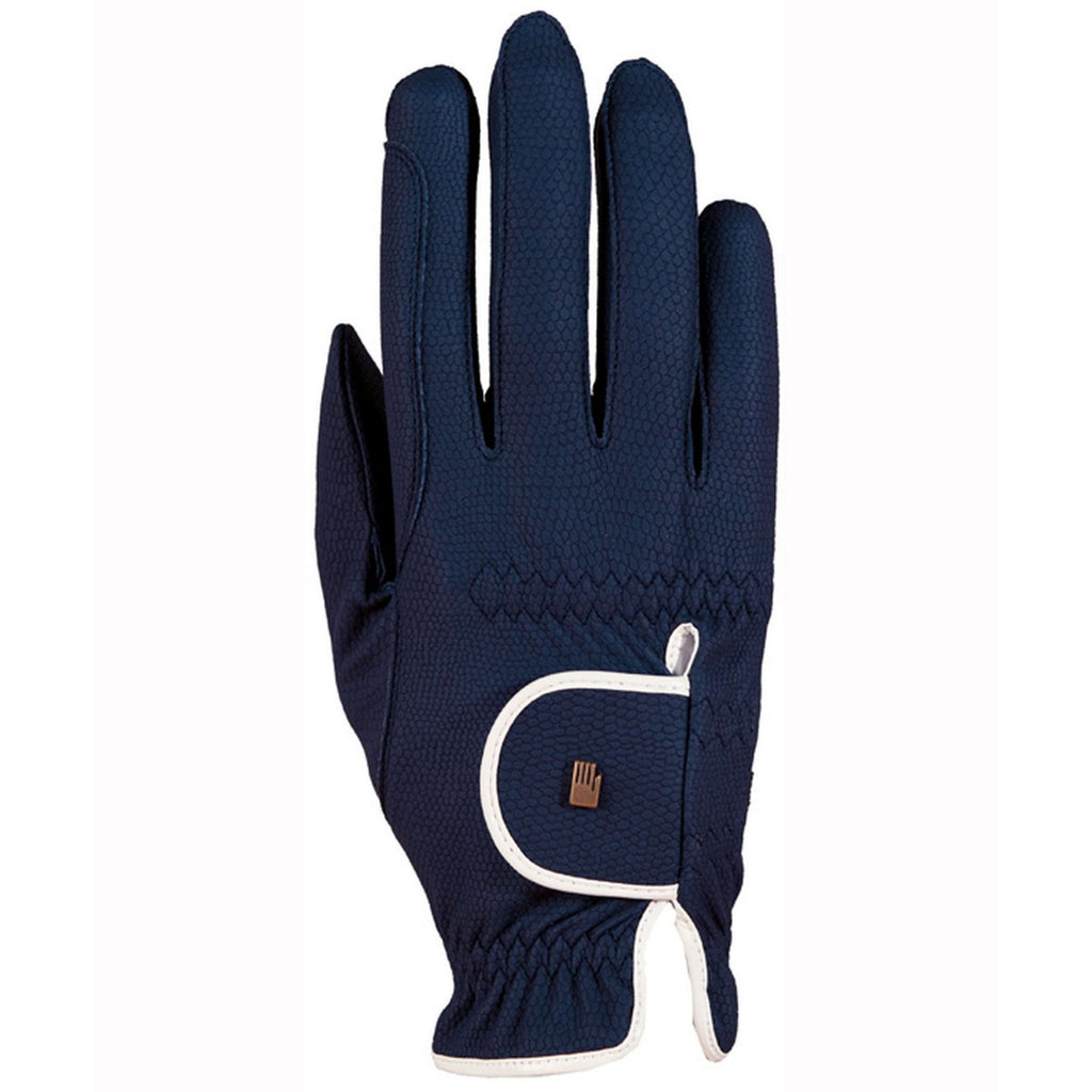 Roeckl Gants d'Équitation Lona Roeck-Grip Lining Bleu marine/blanc