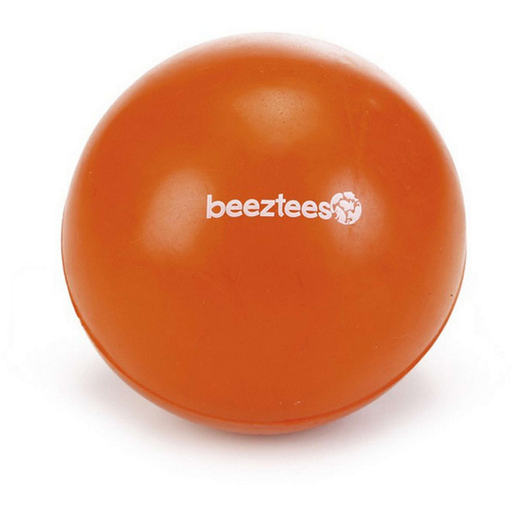 Beeztees Balle Caoutchouc Massif Orange