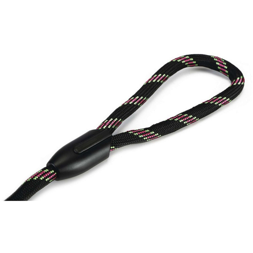 Beeztees Collier-Laisse Rond Nylon Noir
