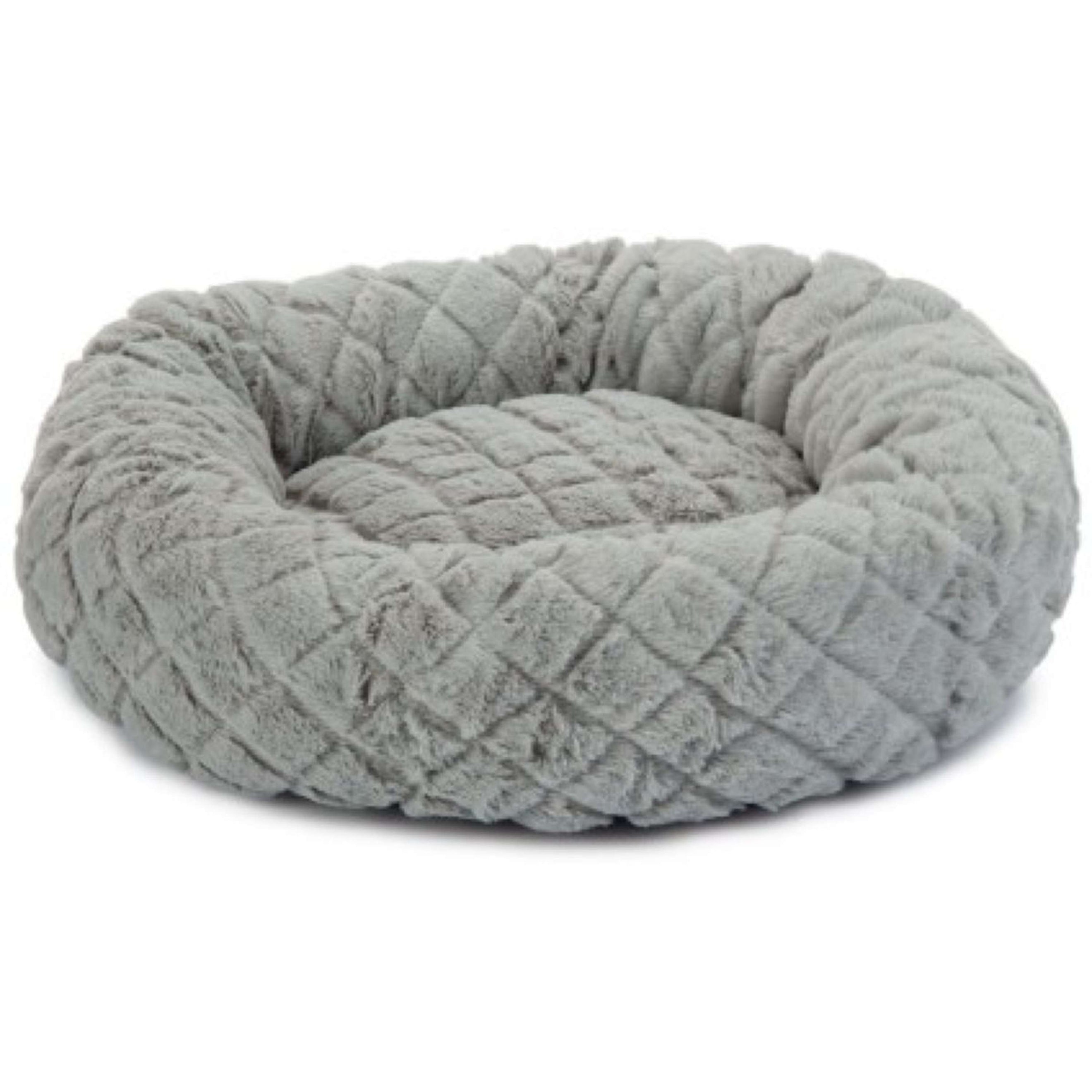 Beeztees Panier pour Chat Levisa Peluche Gris Beeztees Panier pour Chat Levisa Peluche Gris