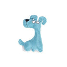 Beeztees Doudou Dog Luz Tissu Côtelé Bleu