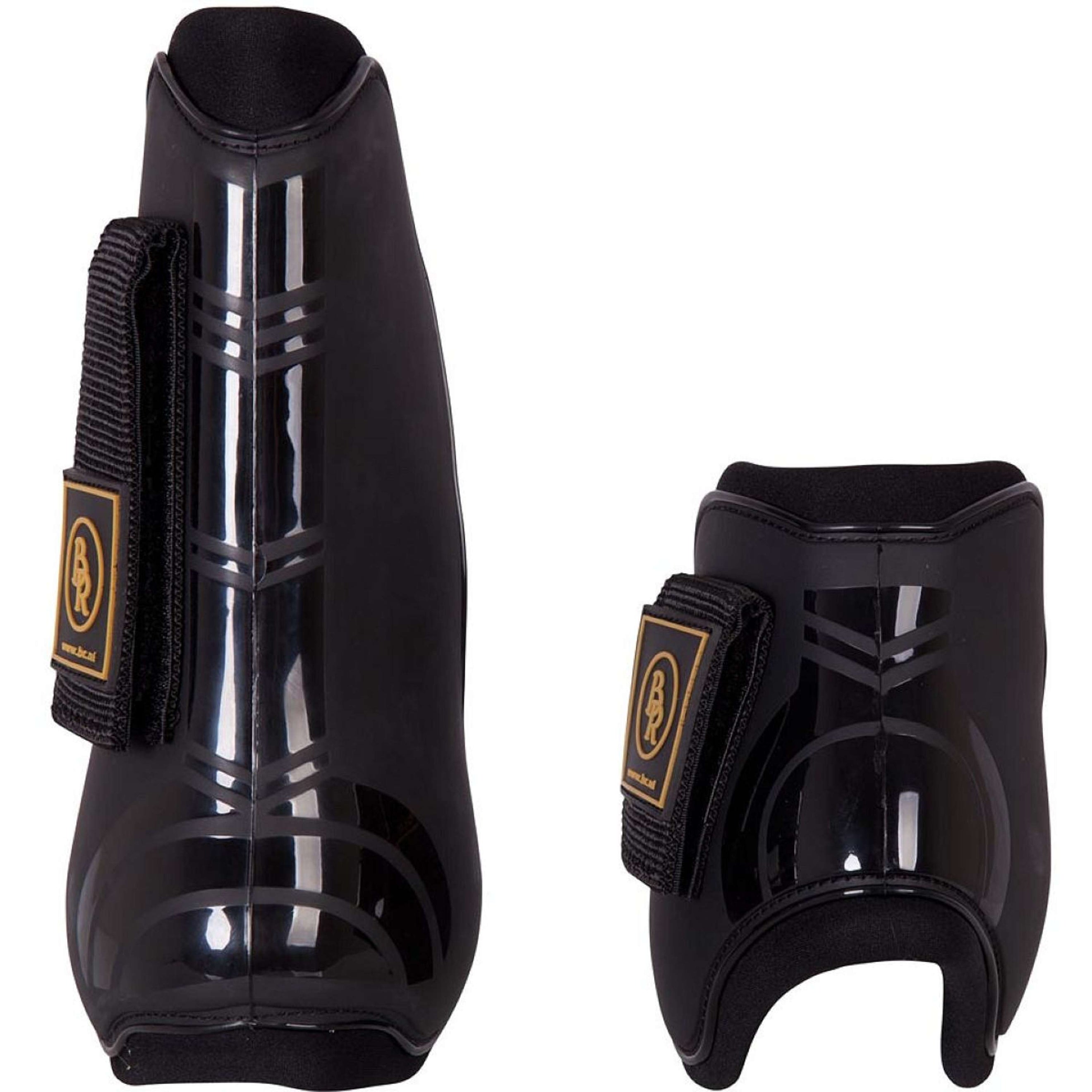 BR Ensemble tendons et coussinets de repassage Pro Tech Pu Néoprène Noir
