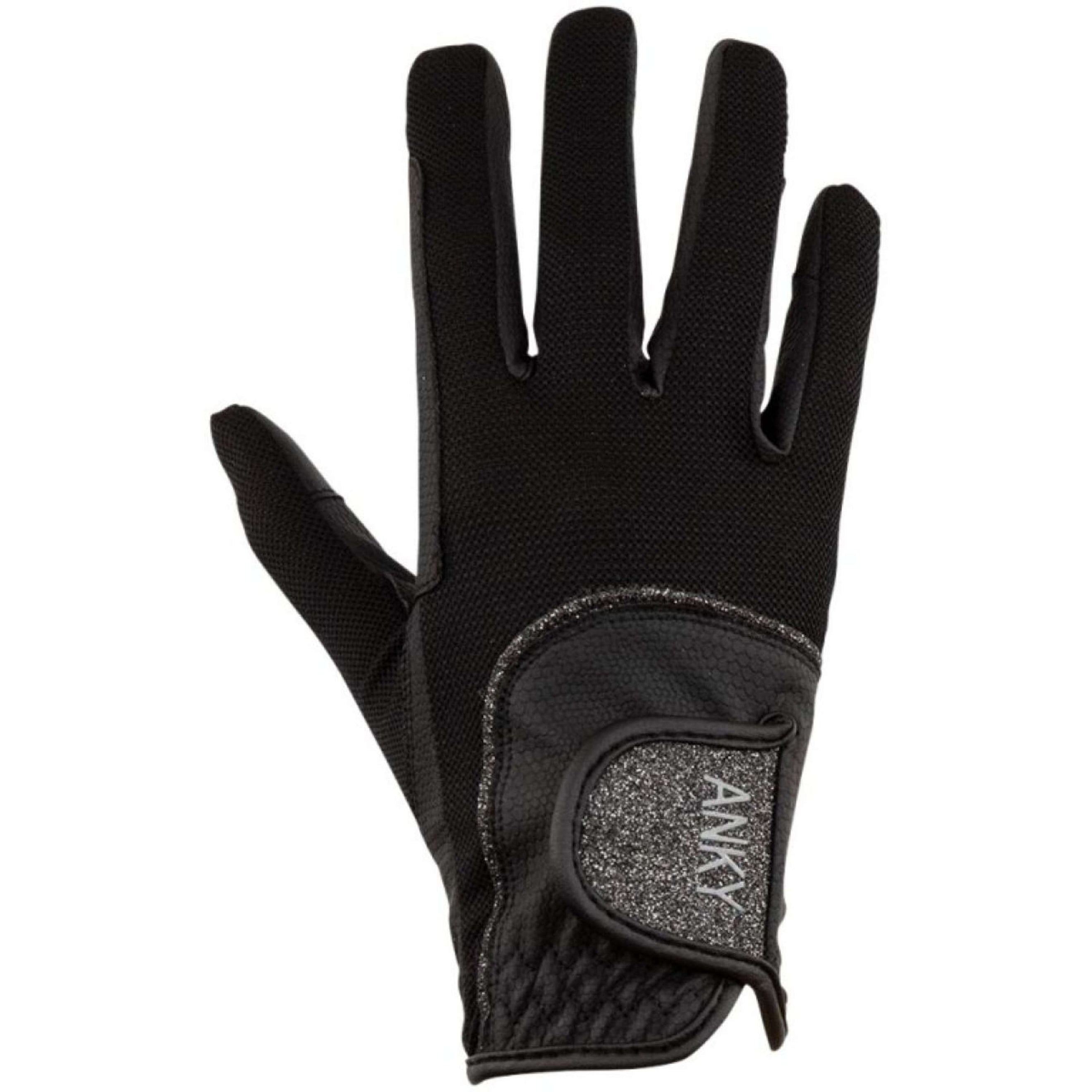 ANKY Gants d'Équitation Technical Mesh Noir