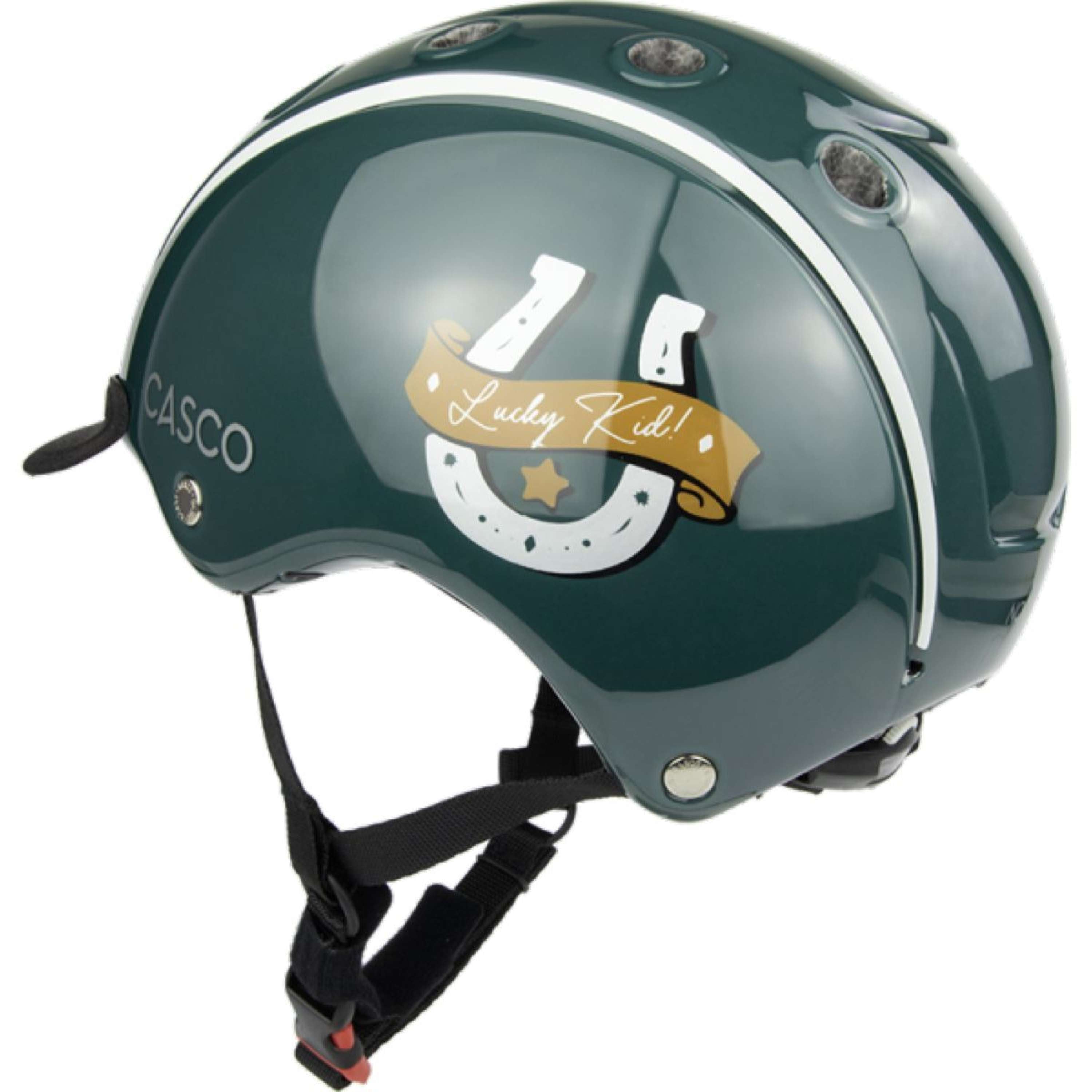 Casco Bombe Nori Lucky Kid Émeraude