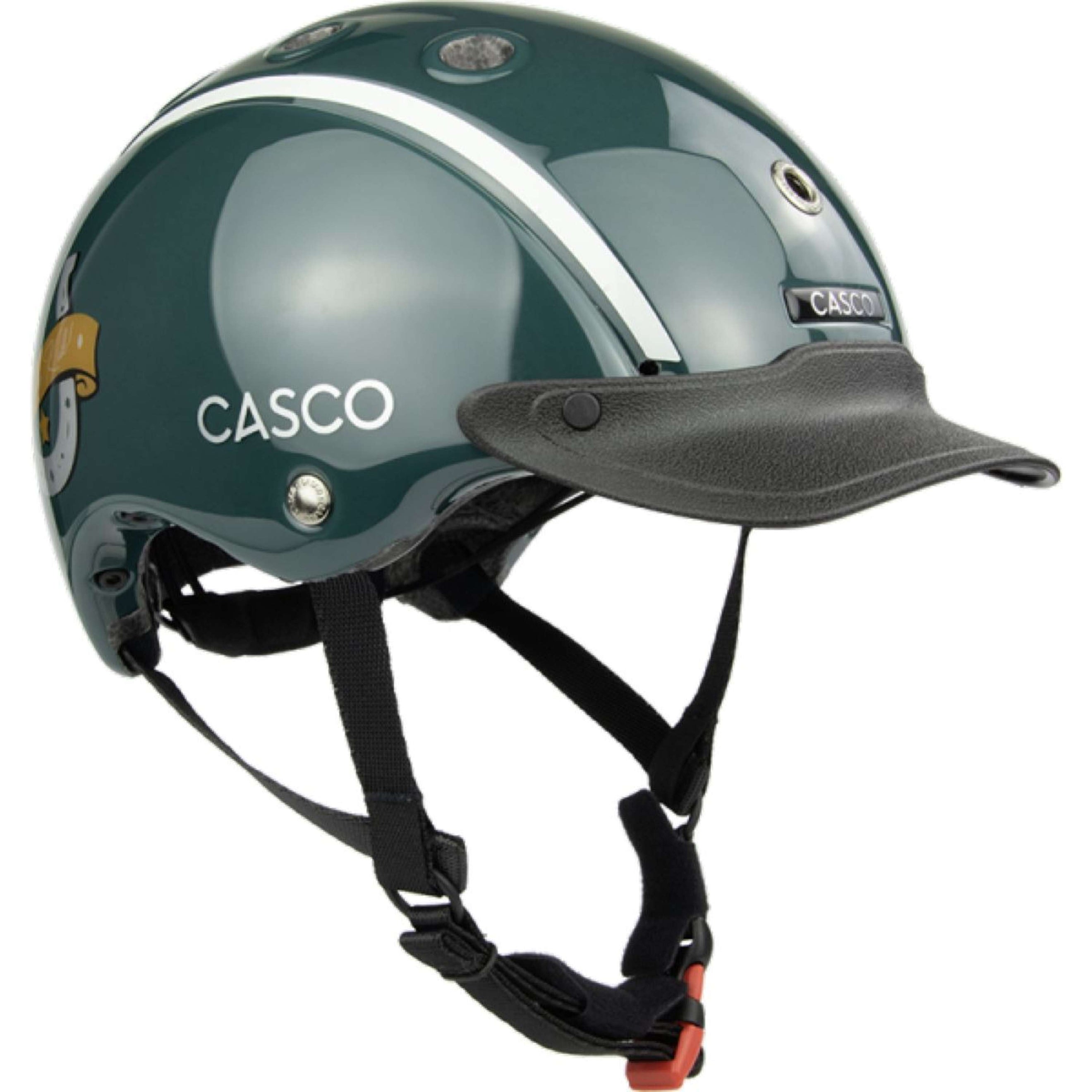 Casco Bombe Nori Lucky Kid Émeraude