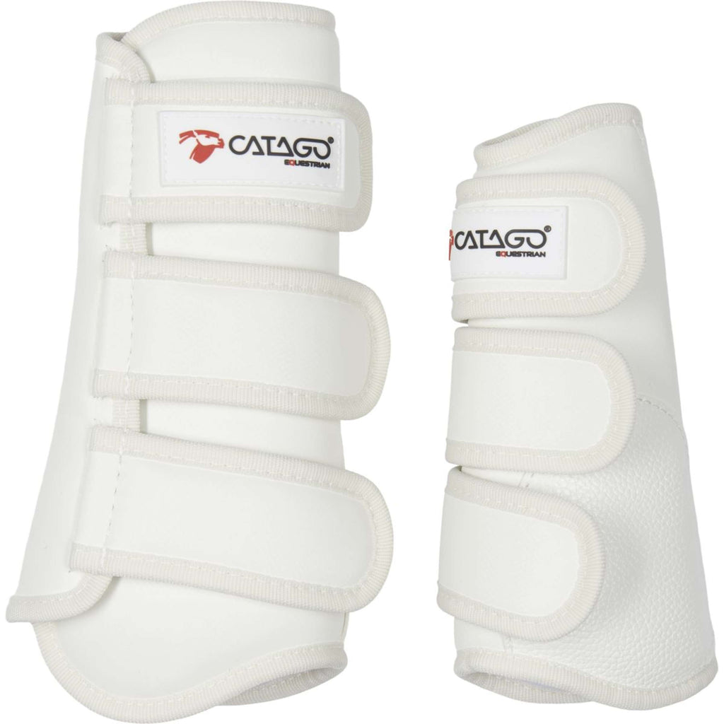 Catago Guêtres Jeu de 4 Blanc