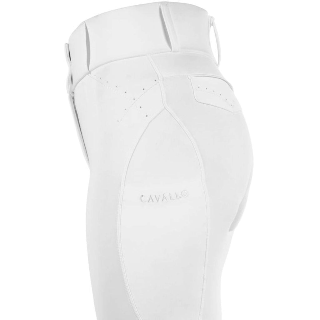 Cavallo Legging d'Équitation CavalCandera Grip Mobile Blanc