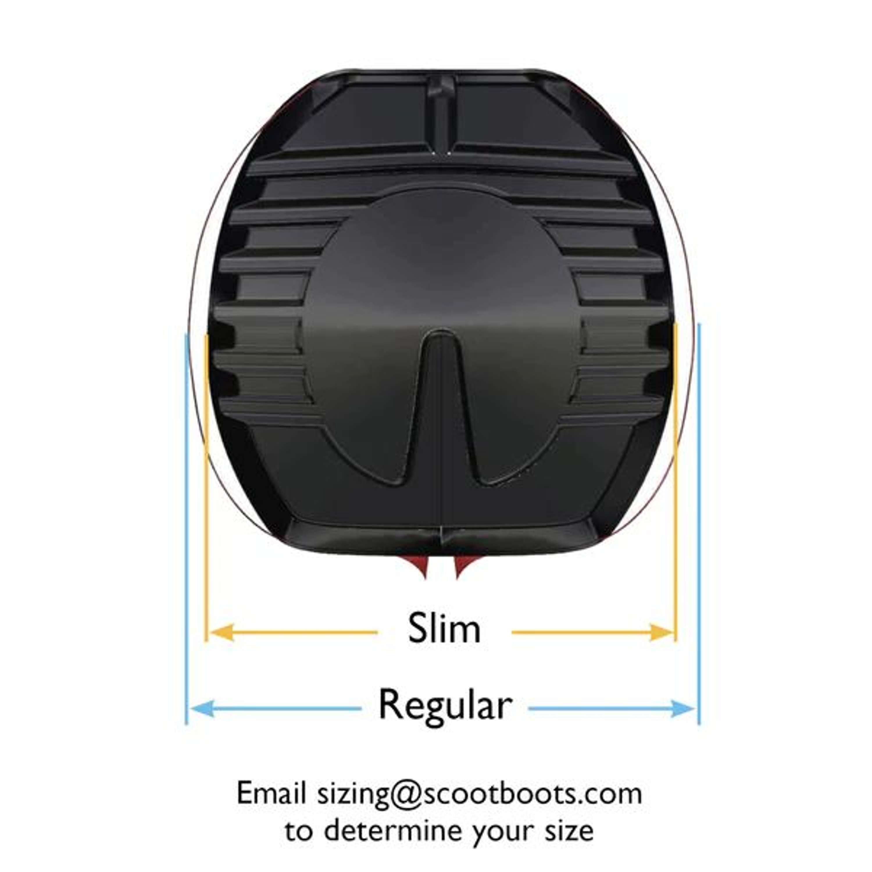 Scoot Boot Hipposandale Slim Single Noir