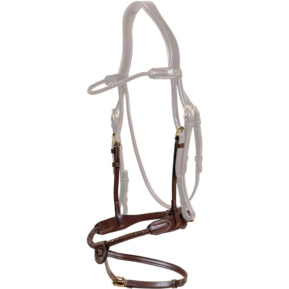 Dyon Muserolle Flash Tressé Marron