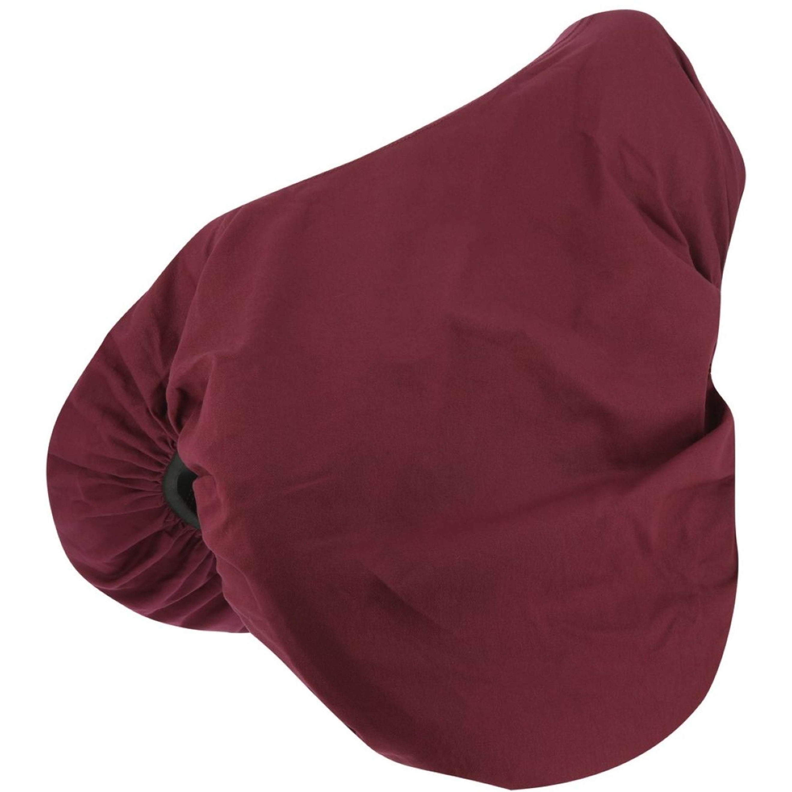 Riding World Housse de Selle Coton Bordeaux Riding World Housse de Selle Coton Bordeaux