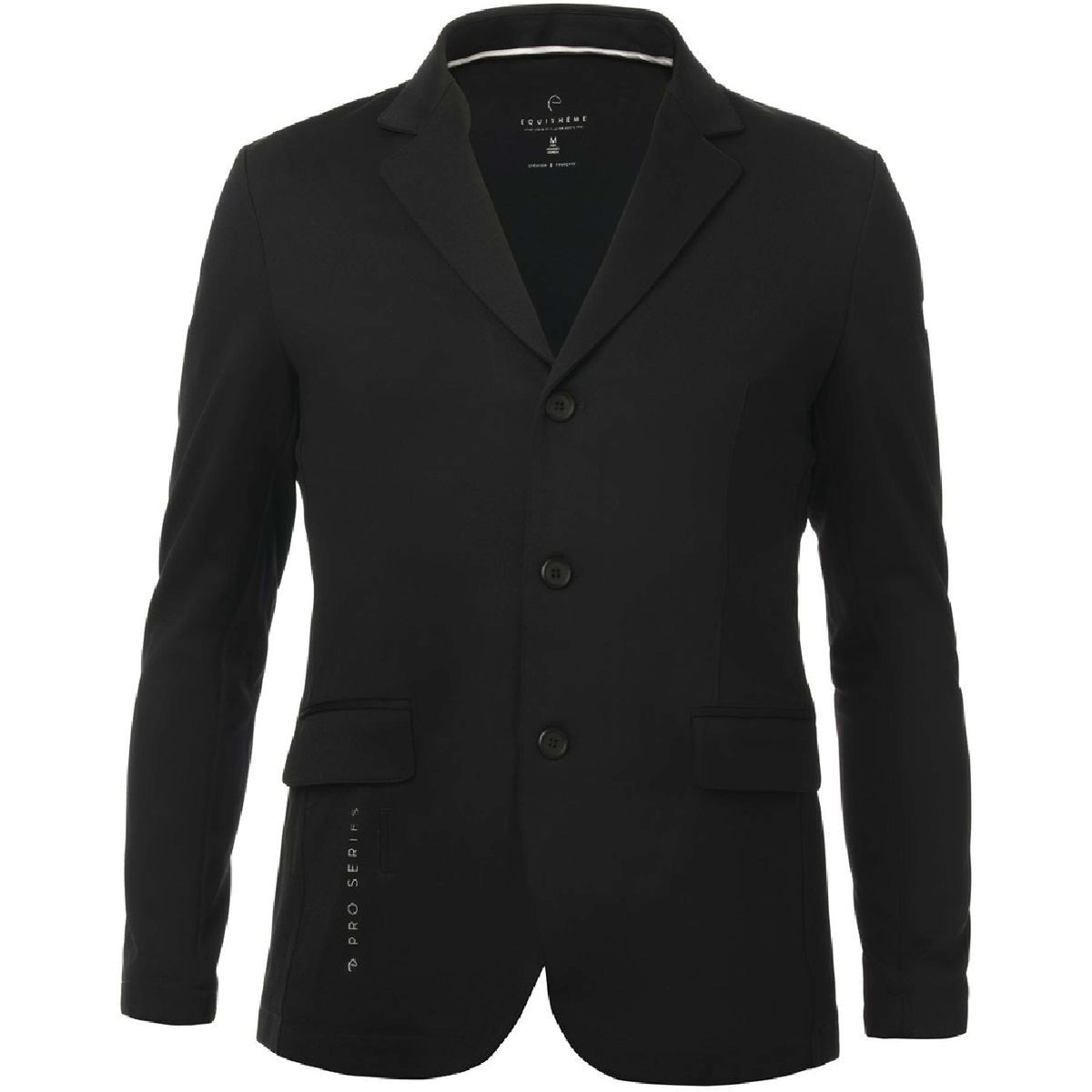 EQUITHÈME Veste de Concours Pro Series Comptair Hommes Noir