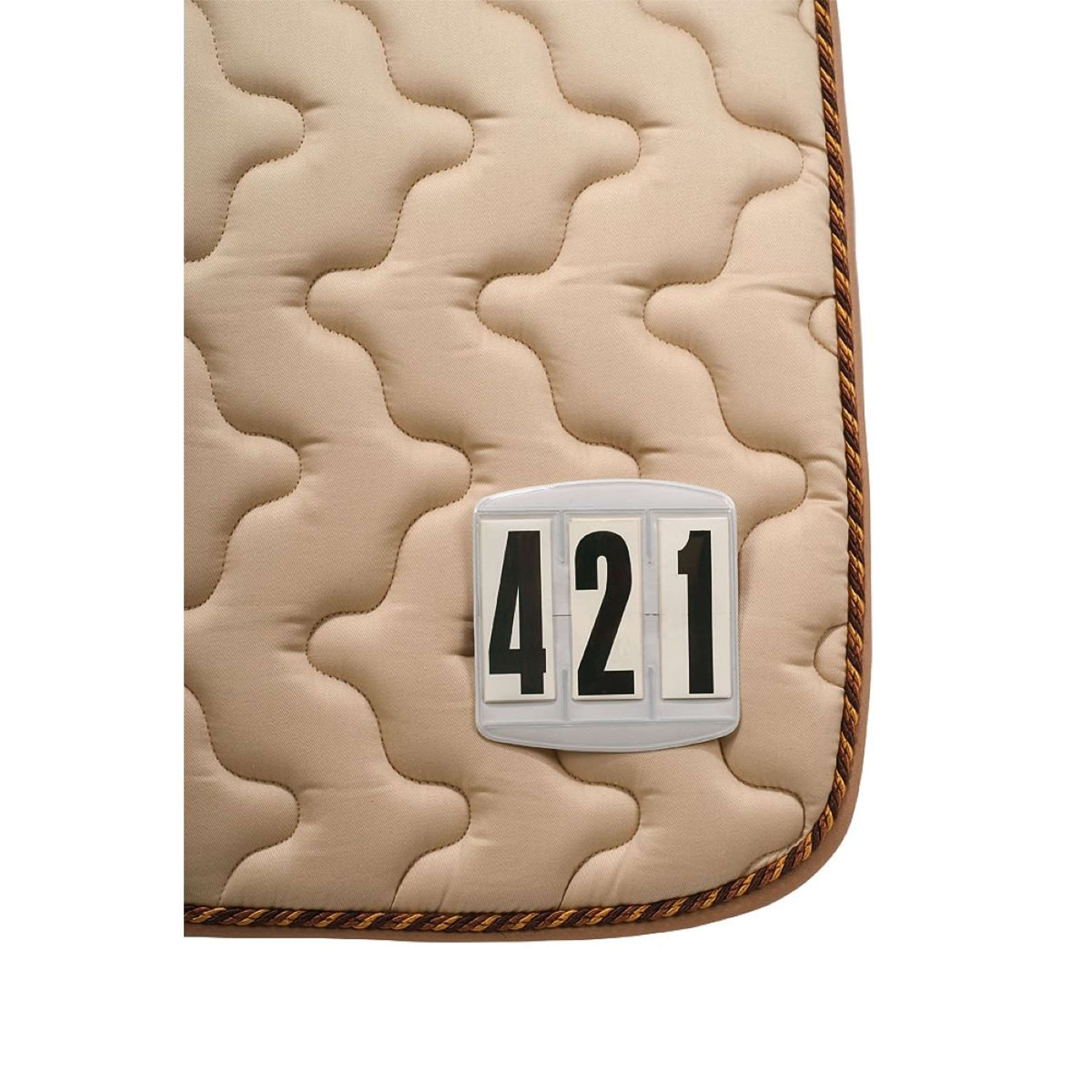 EQUITHÈME Porte-numéro 3 Chiffres avec Velcro EQUITHÈME Porte-numéro 3 Chiffres avec Velcro