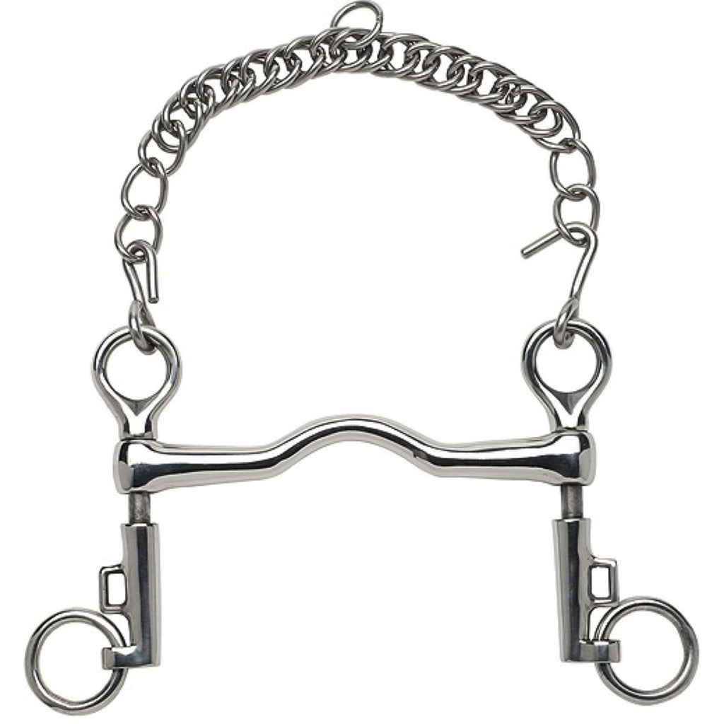 Feeling Mors de Dressage Saumur Branches Courtes Inox Massif 15mm