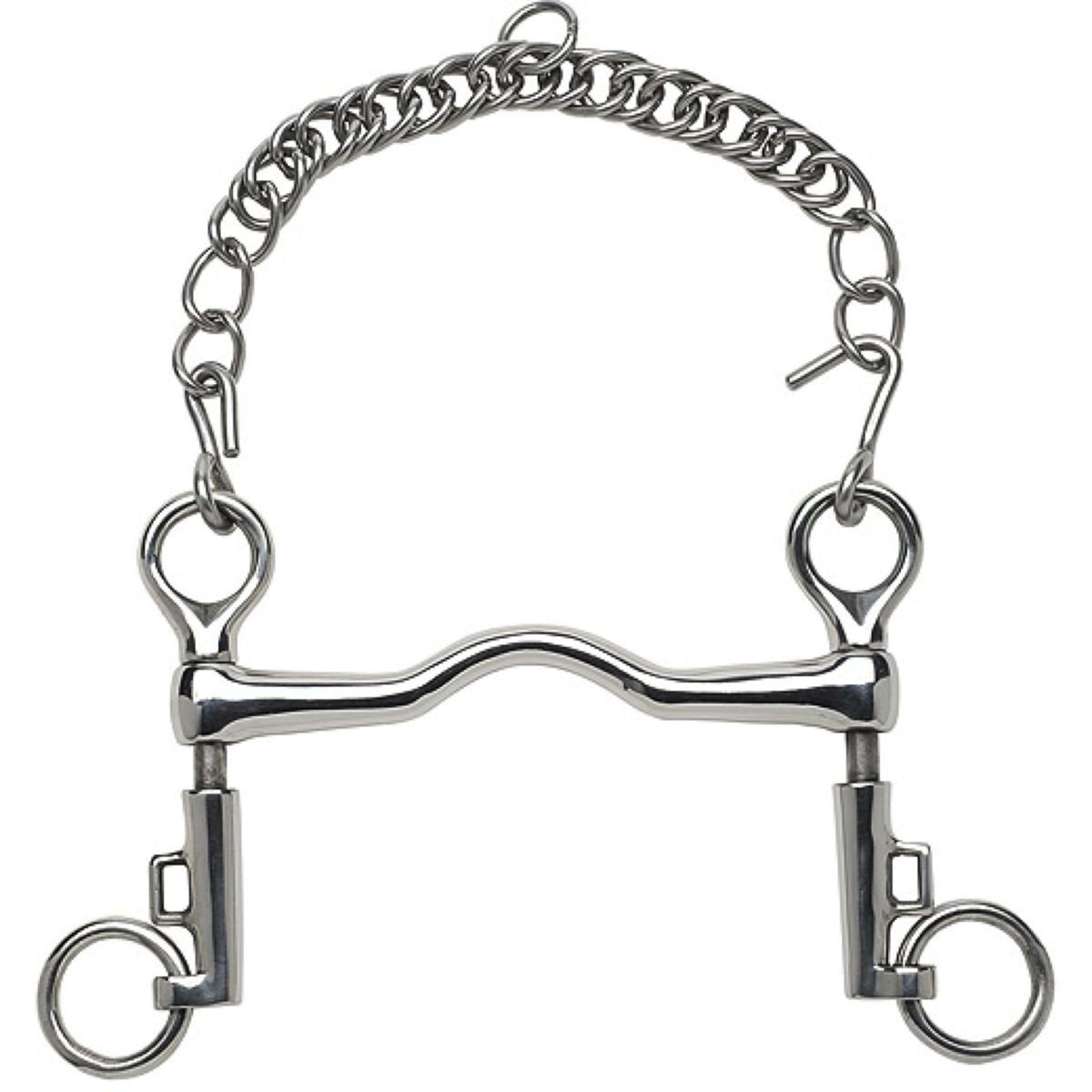 Feeling Mors de Dressage Saumur Branches Courtes Inox Massif 15mm