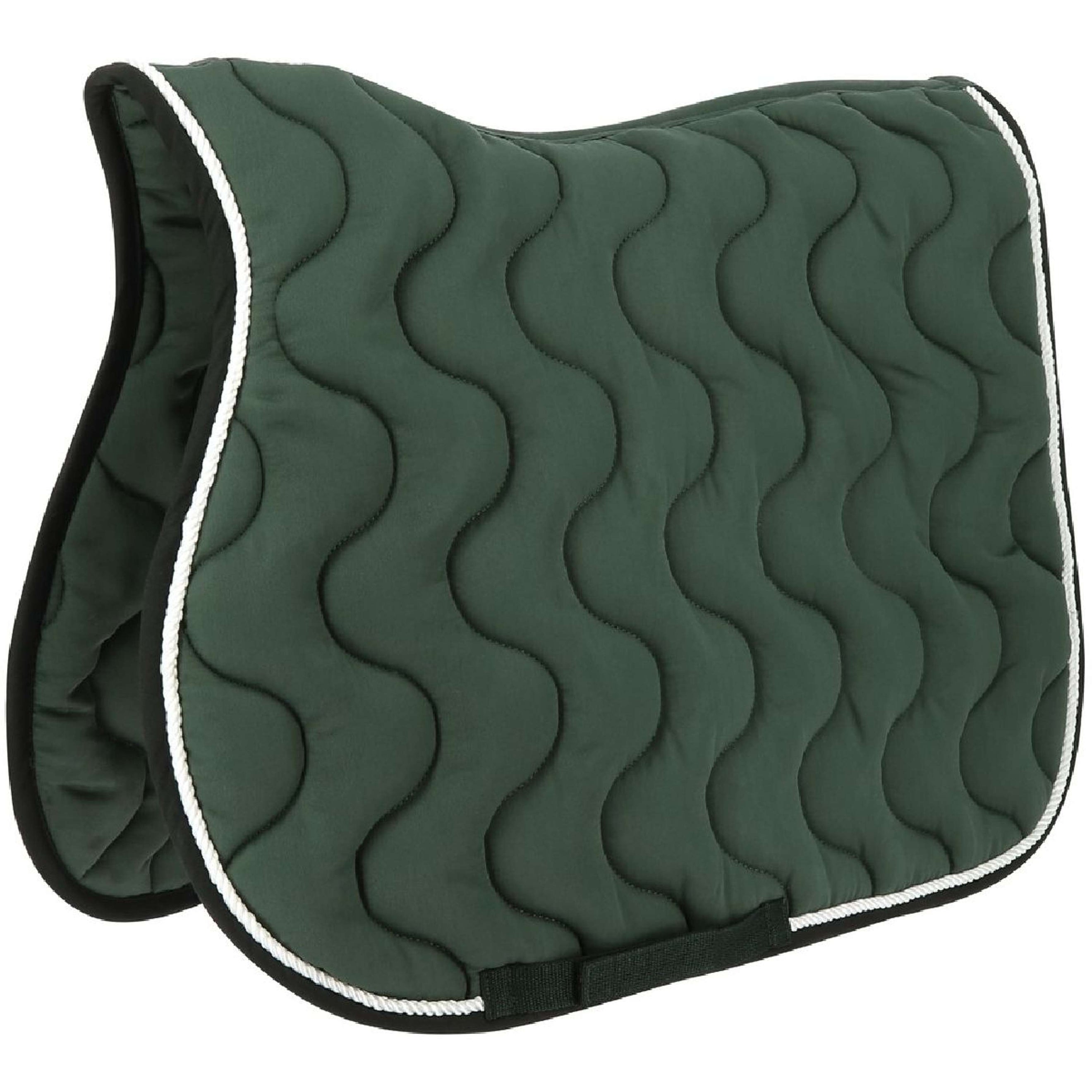 EQUITHÈME Tapis de Selle Polyfun Polyvalent Vert Foncé/Noir EQUITHÈME Tapis de Selle Polyfun Polyvalent Vert Foncé/Noir
